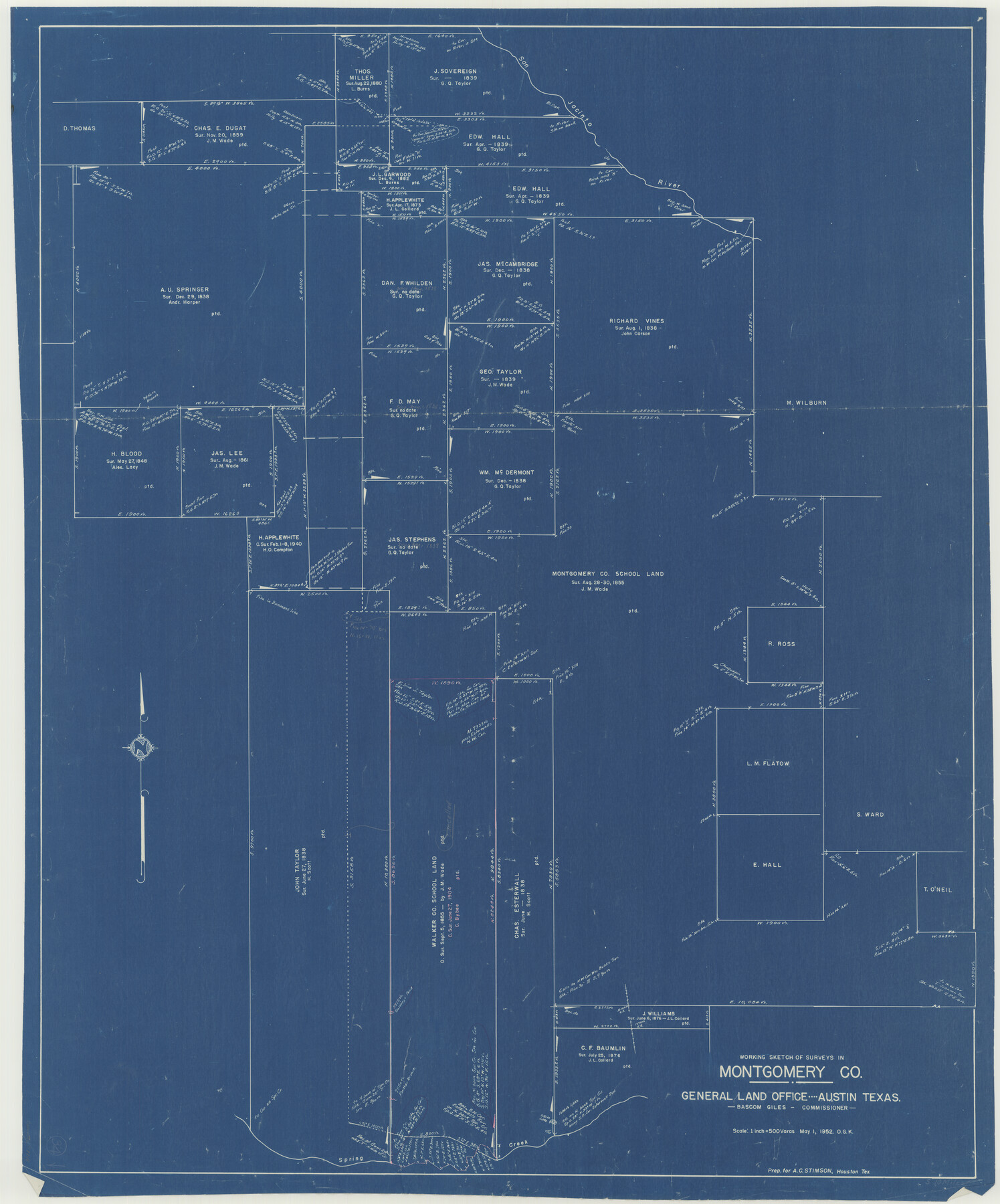 71141, Montgomery County Working Sketch 34, General Map Collection