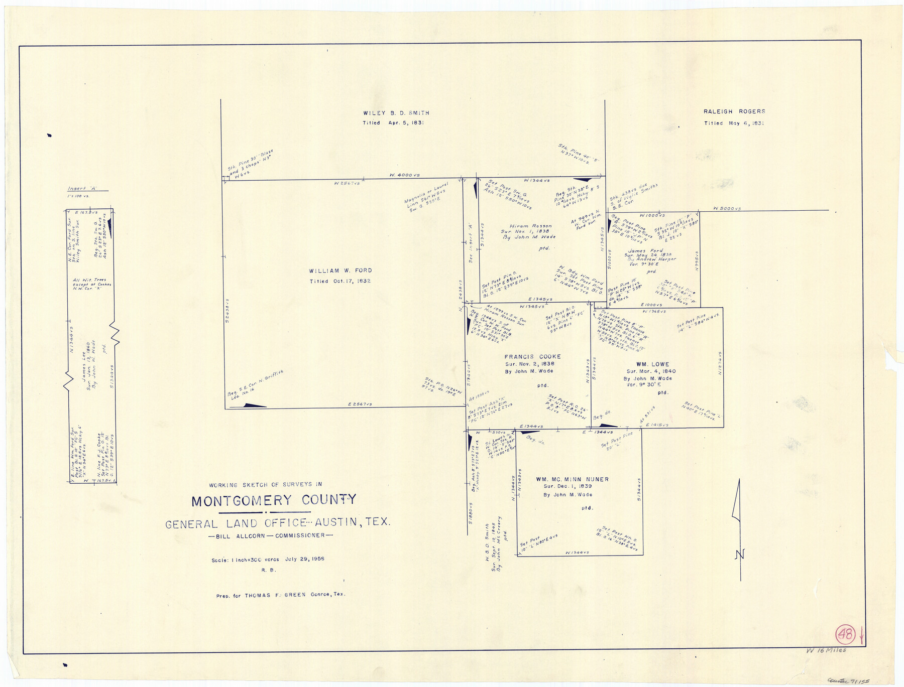 71155, Montgomery County Working Sketch 48, General Map Collection
