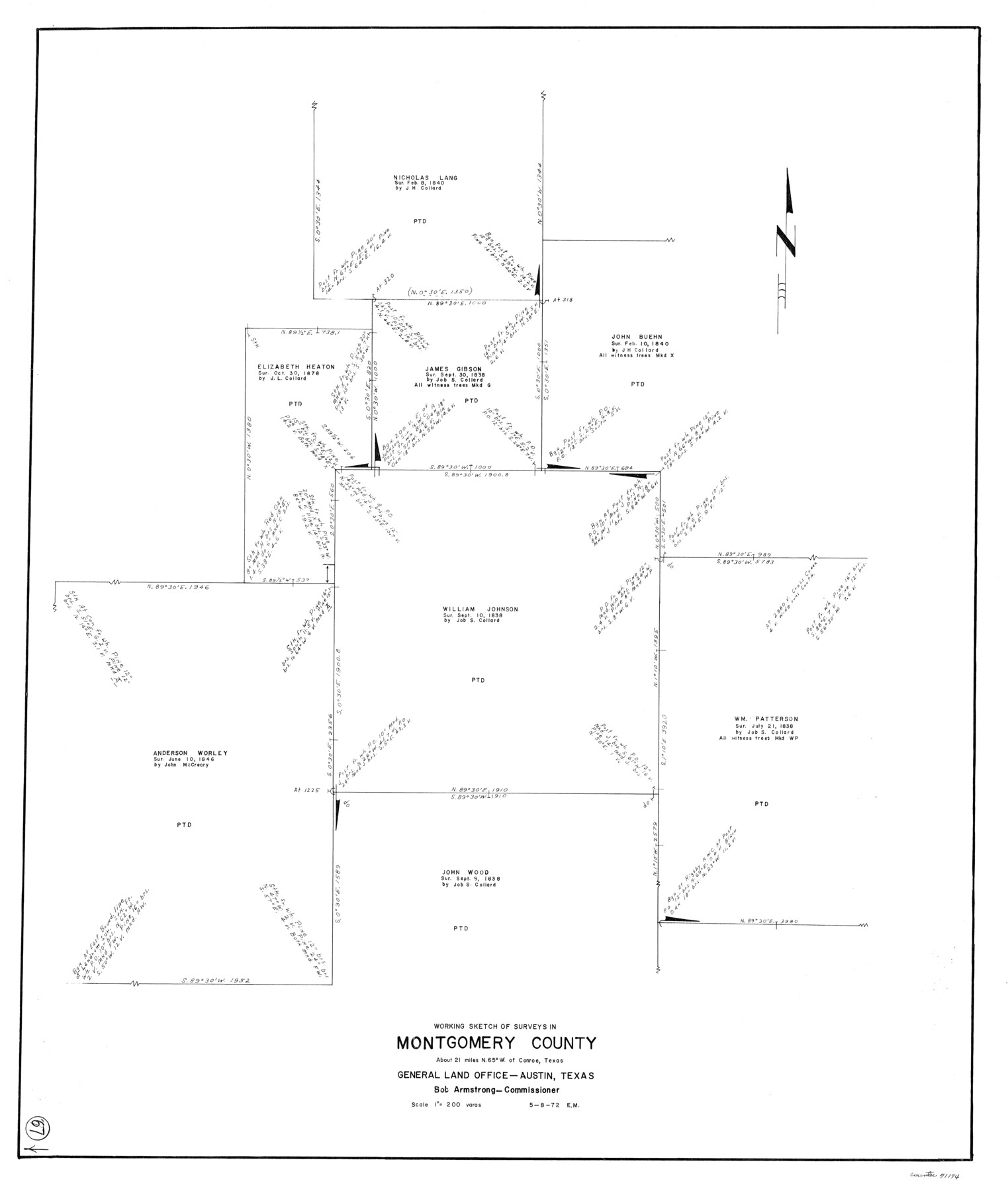 71174, Montgomery County Working Sketch 67, General Map Collection