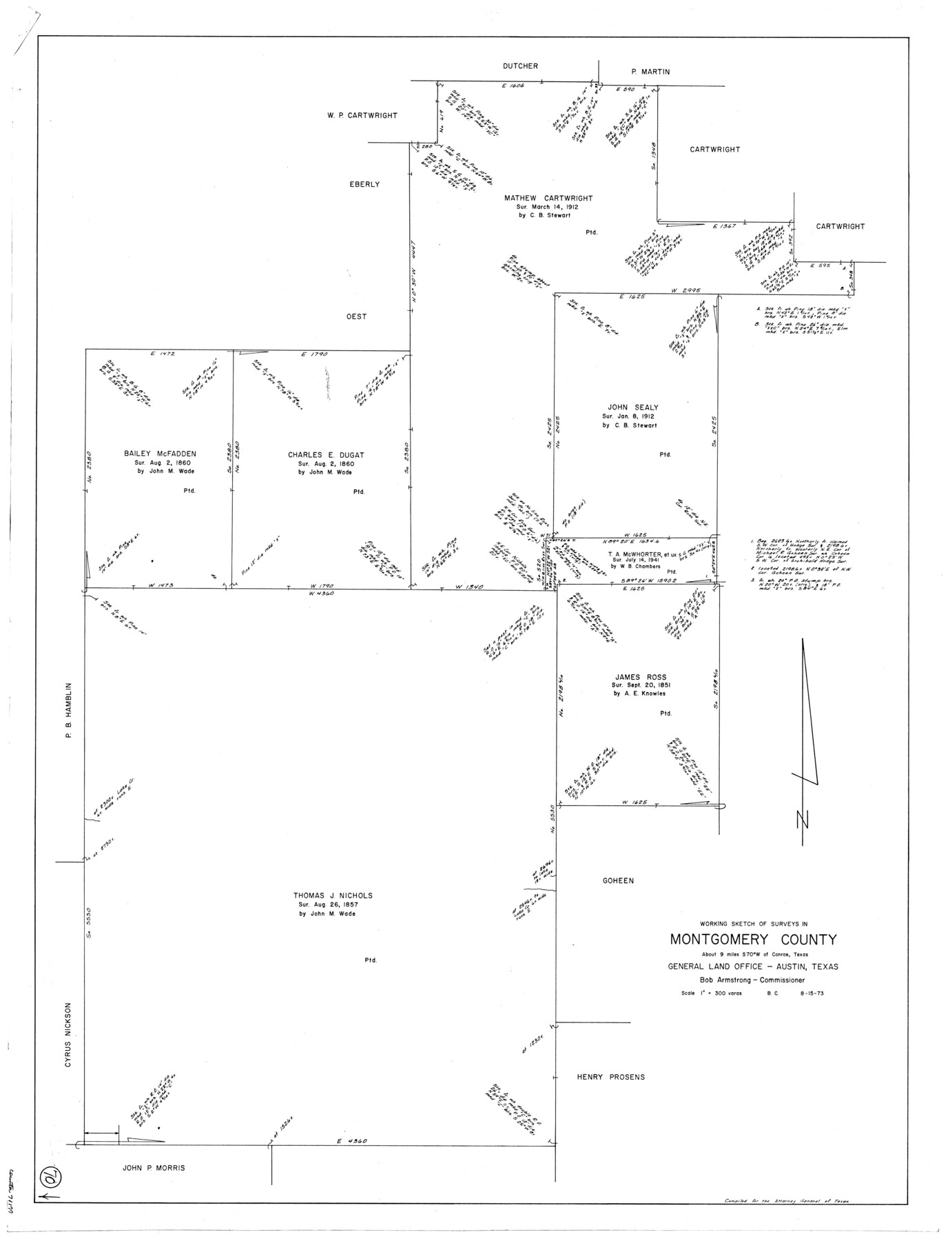 71177, Montgomery County Working Sketch 70, General Map Collection