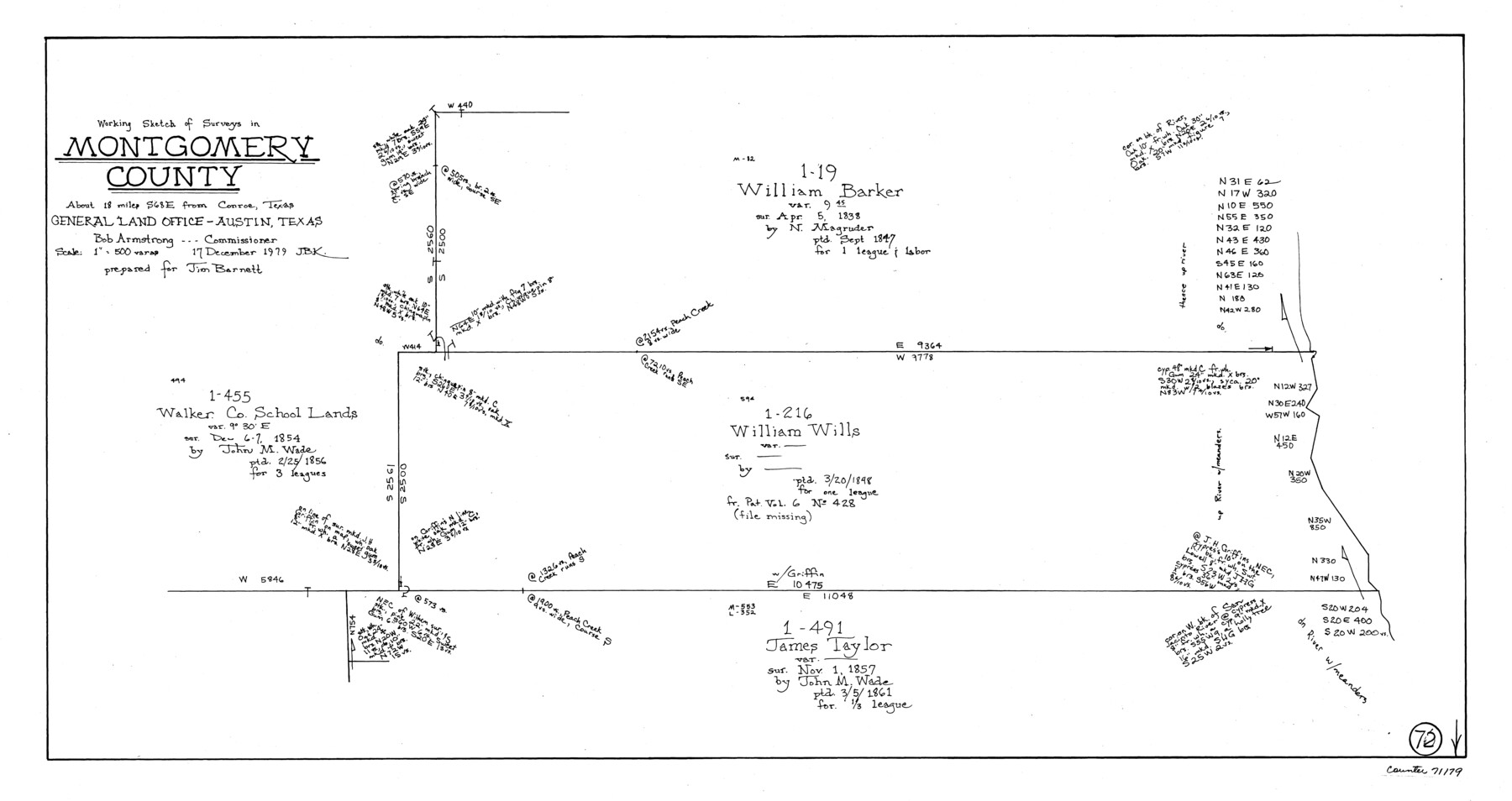 71179, Montgomery County Working Sketch 72, General Map Collection