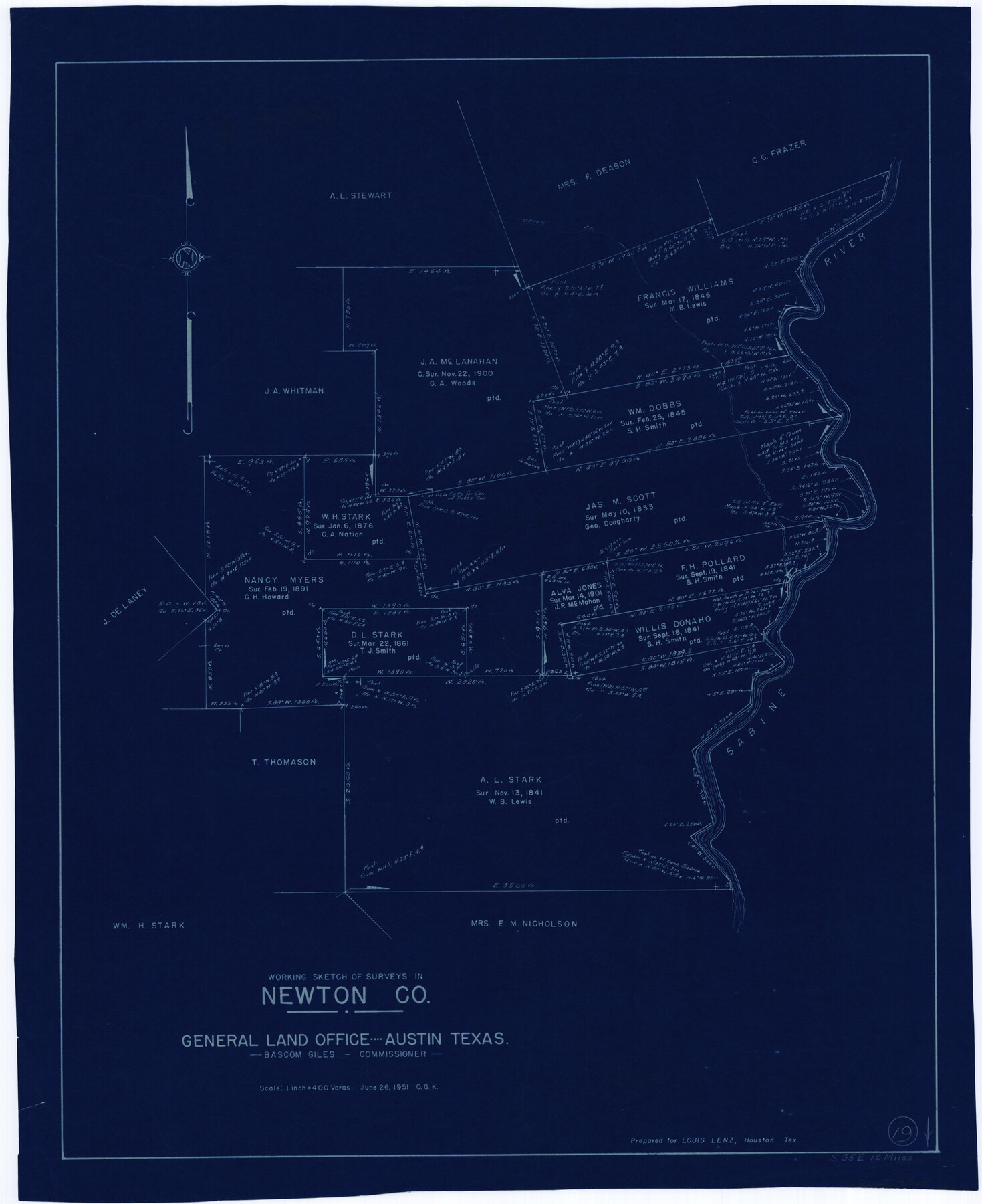 71265, Newton County Working Sketch 19, General Map Collection