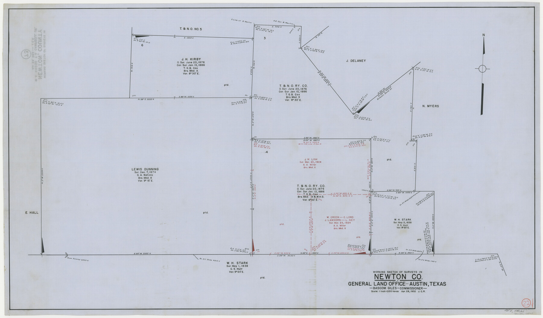 71268, Newton County Working Sketch 22, General Map Collection