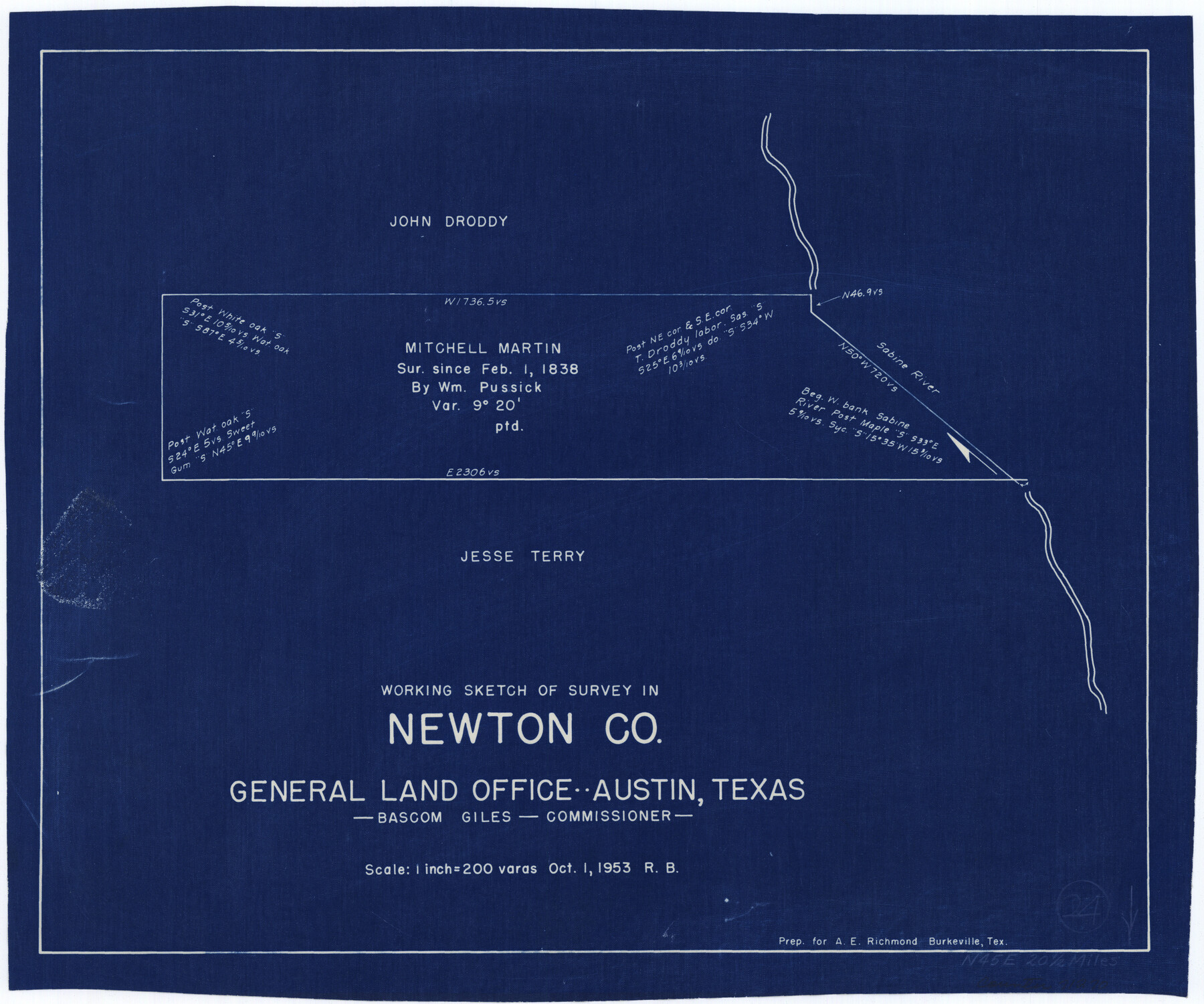 71270, Newton County Working Sketch 24, General Map Collection