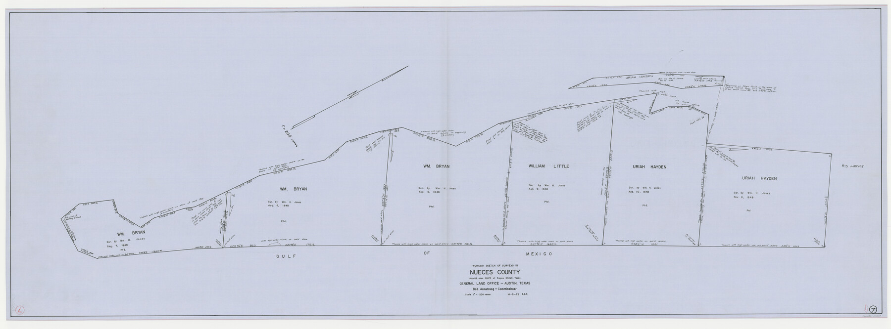 71309, Nueces County Working Sketch 7, General Map Collection