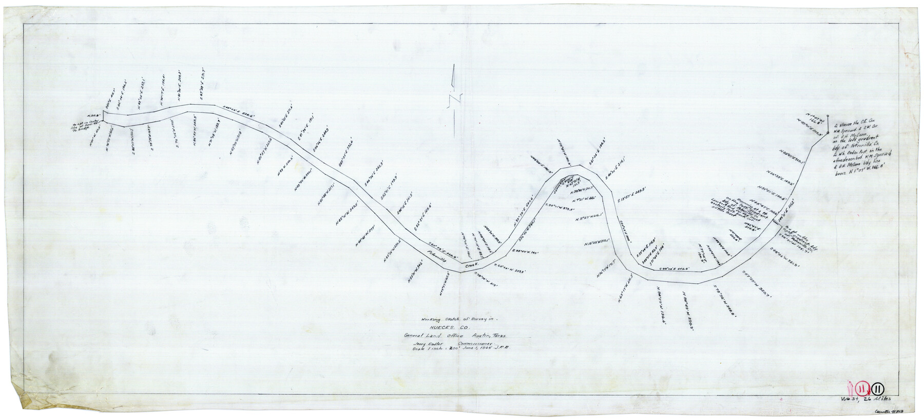 71313, Nueces County Working Sketch 11, General Map Collection