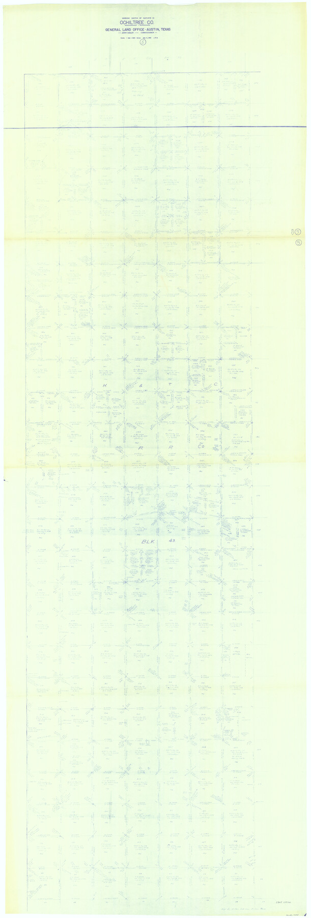 71318, Ochiltree County Working Sketch 5, General Map Collection