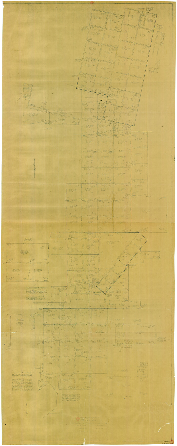 71544, Pecos County Working Sketch 72, General Map Collection