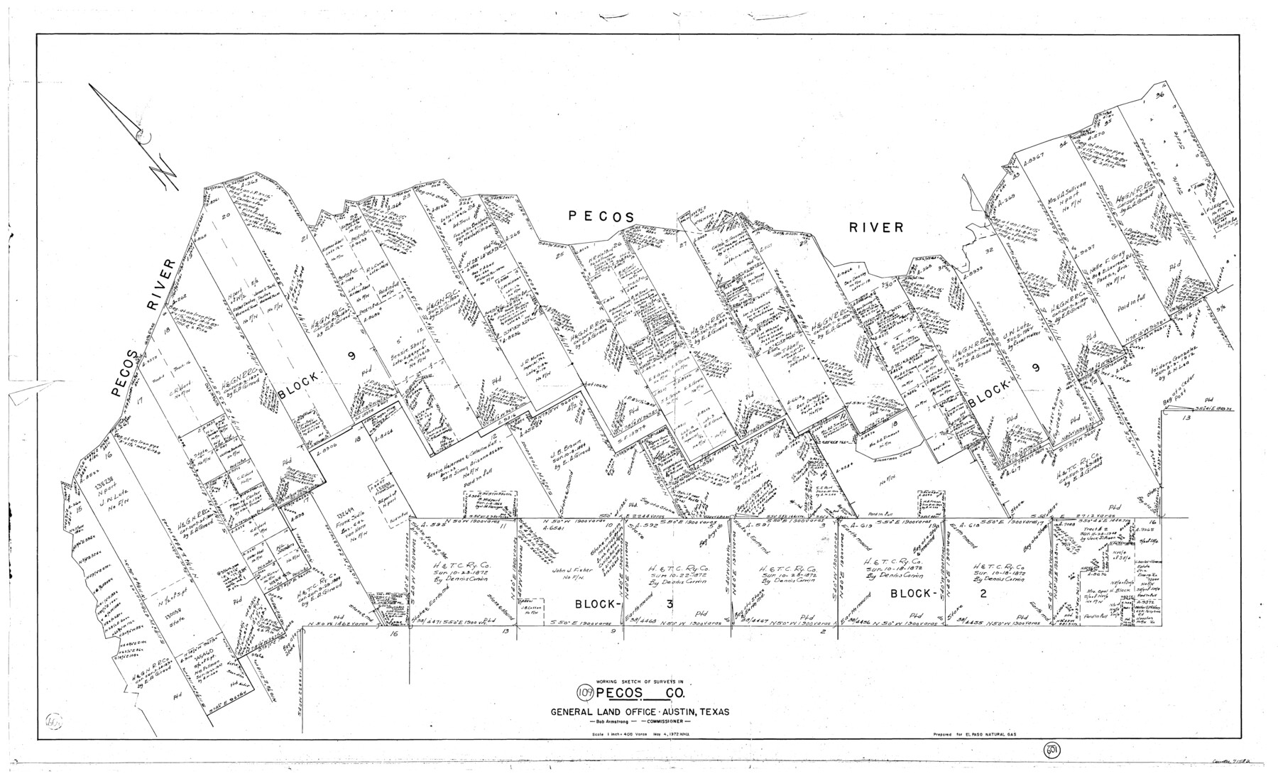 71582, Pecos County Working Sketch 109, General Map Collection