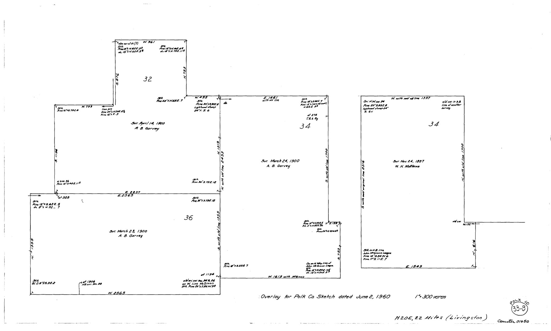 71650, Polk County Working Sketch 33b, General Map Collection