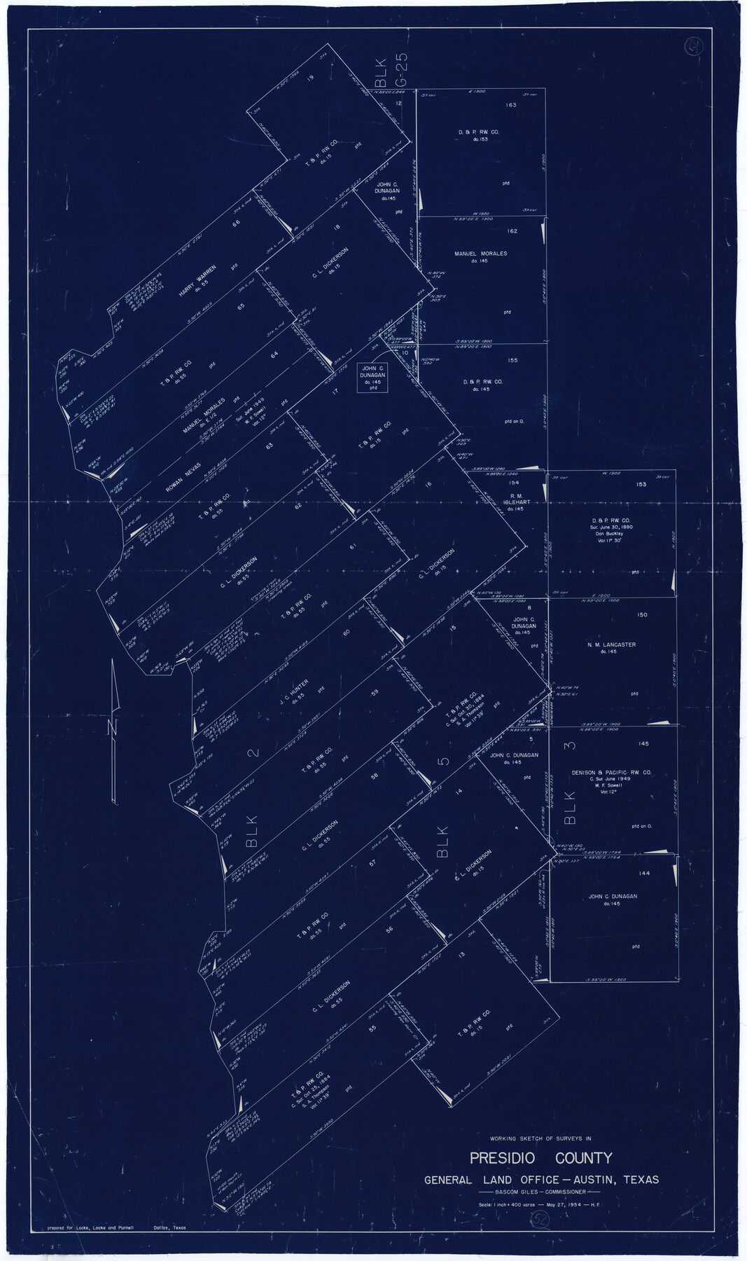 71729, Presidio County Working Sketch 52, General Map Collection