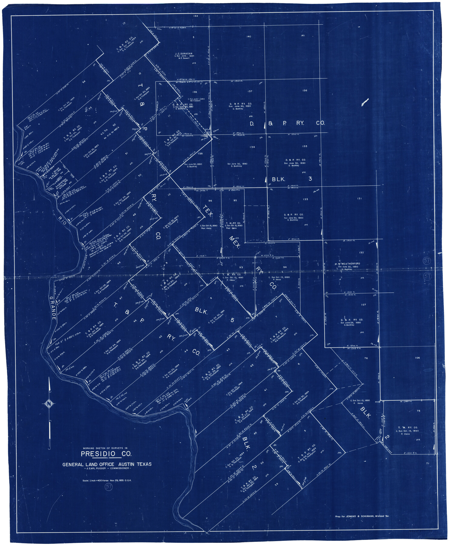 71734, Presidio County Working Sketch 57, General Map Collection
