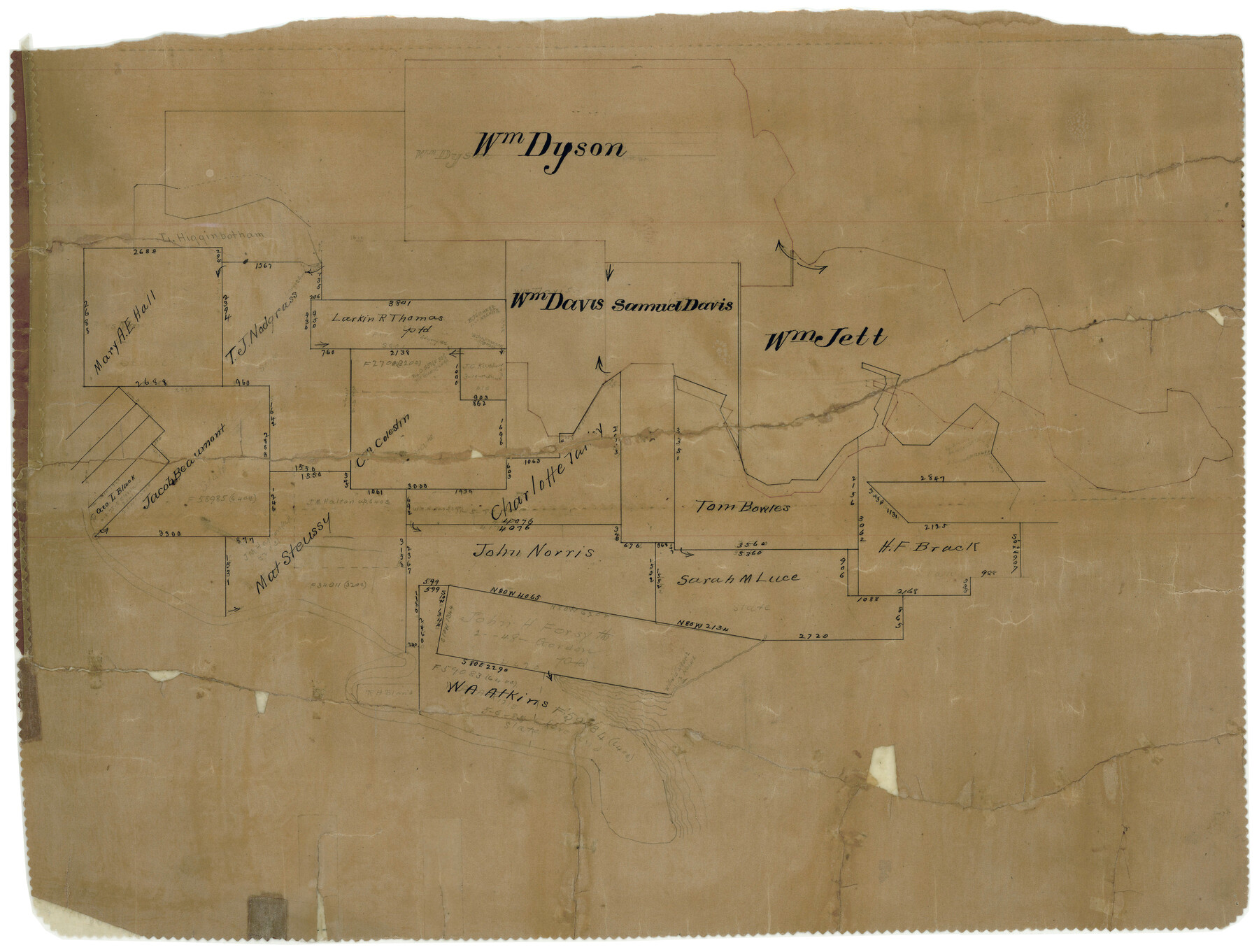 7180, Orange County Rolled Sketch 13, General Map Collection
