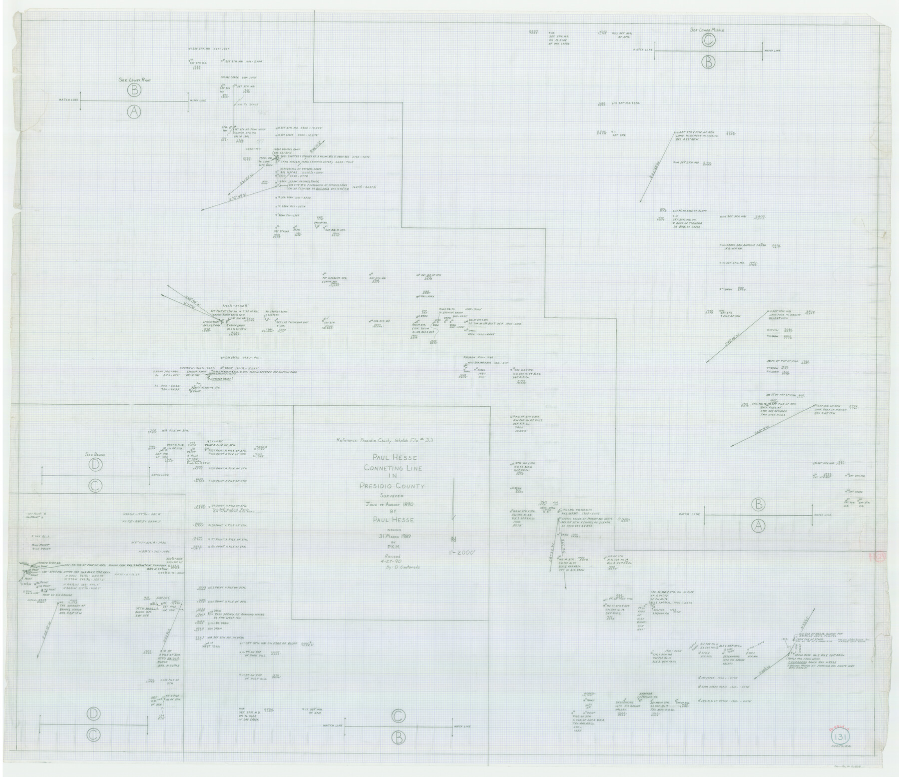 71809, Presidio County Working Sketch 131, General Map Collection