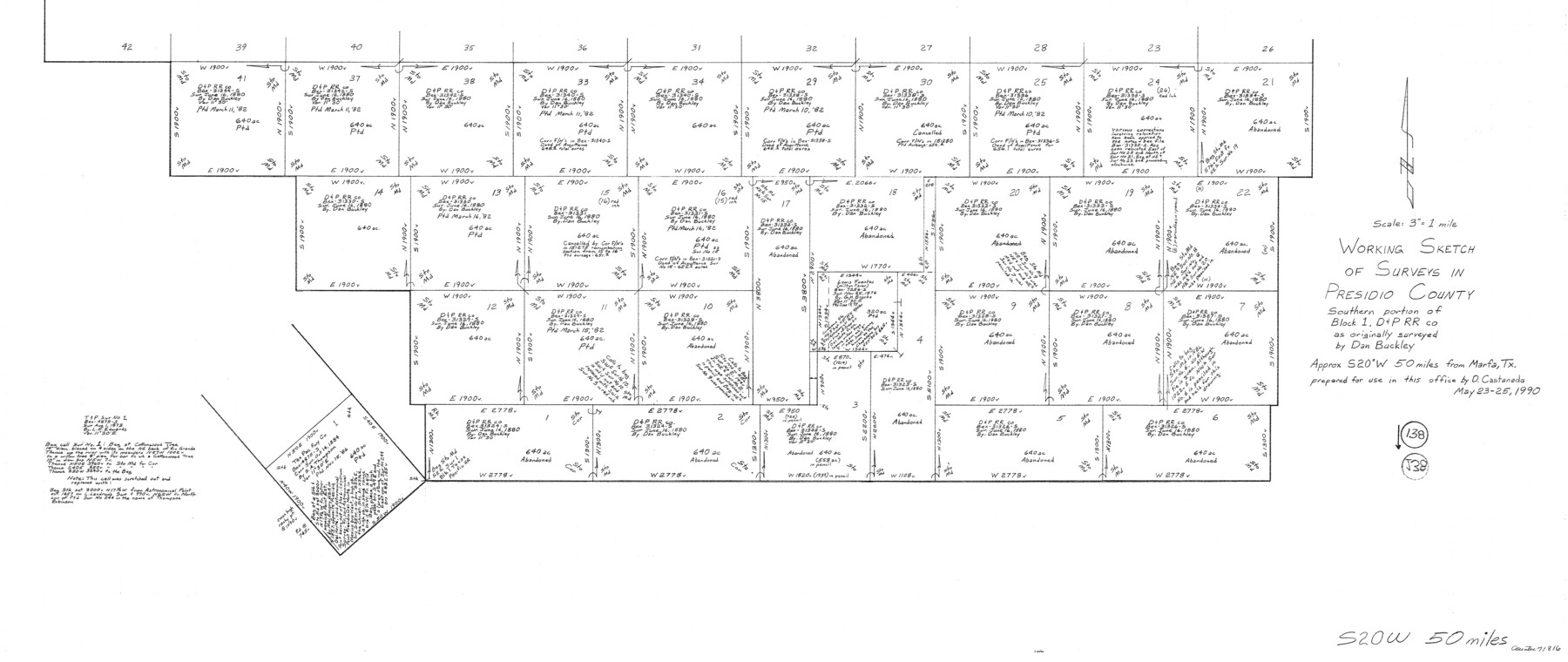 71816, Presidio County Working Sketch 138, General Map Collection