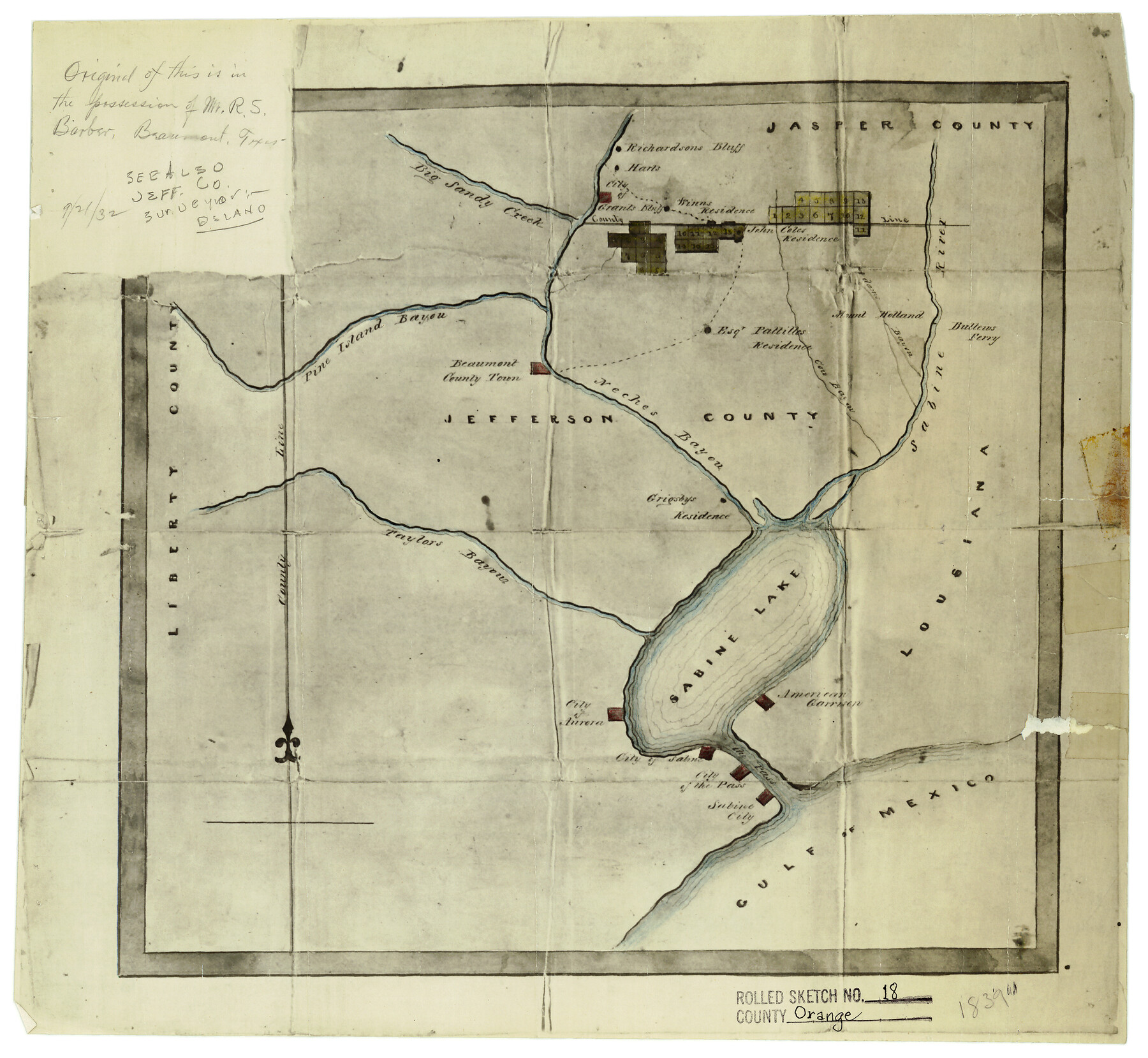 7182, Orange County Rolled Sketch 18, General Map Collection
