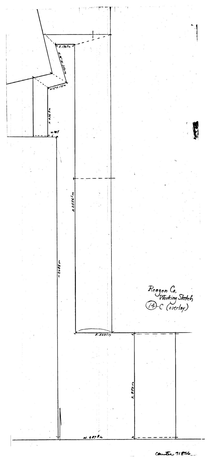 71856, Reagan County Working Sketch 14c, General Map Collection