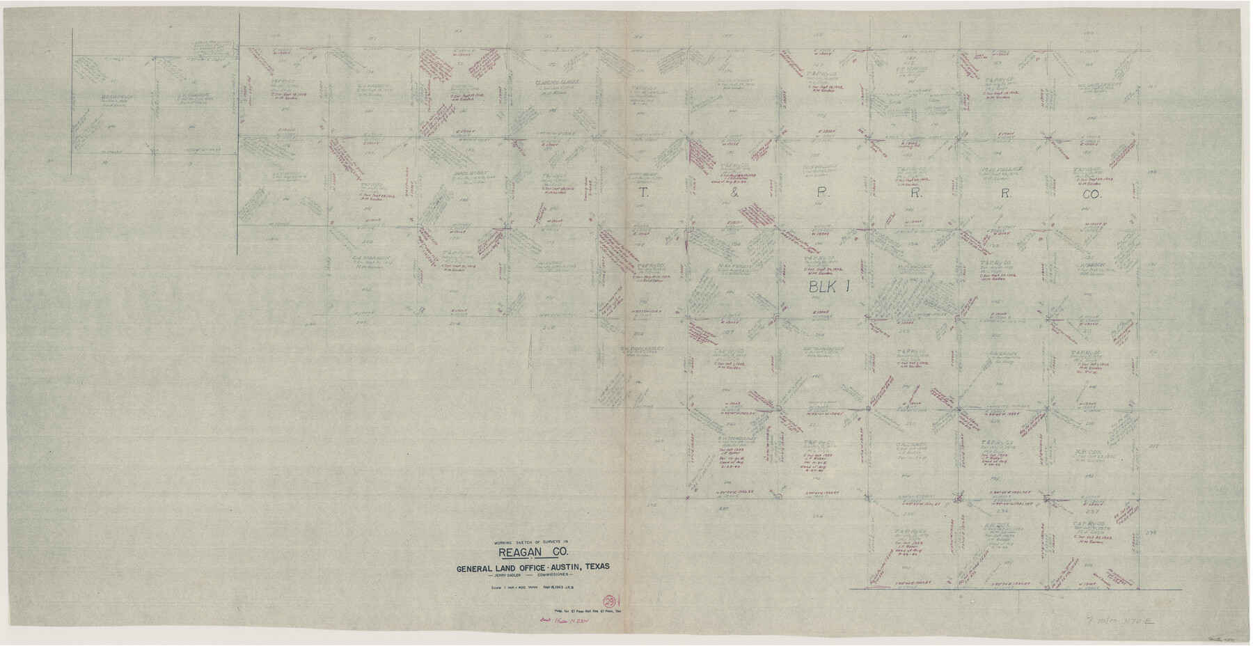 71871, Reagan County Working Sketch 29, General Map Collection