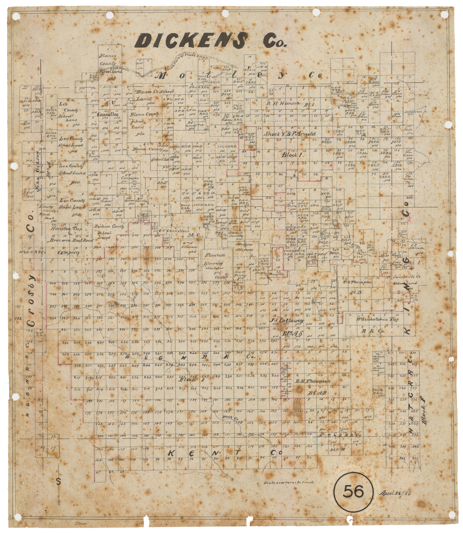 722, Dickens County, Texas, Maddox Collection