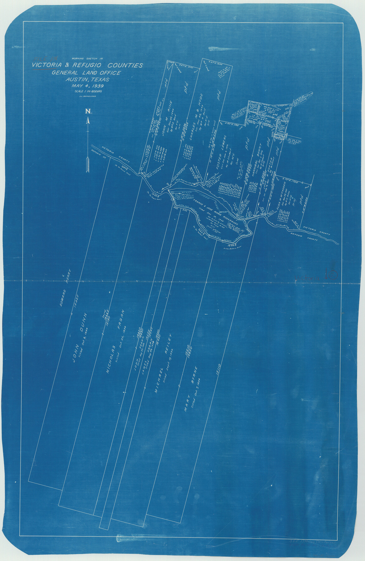 72272, Victoria County Working Sketch 2, General Map Collection