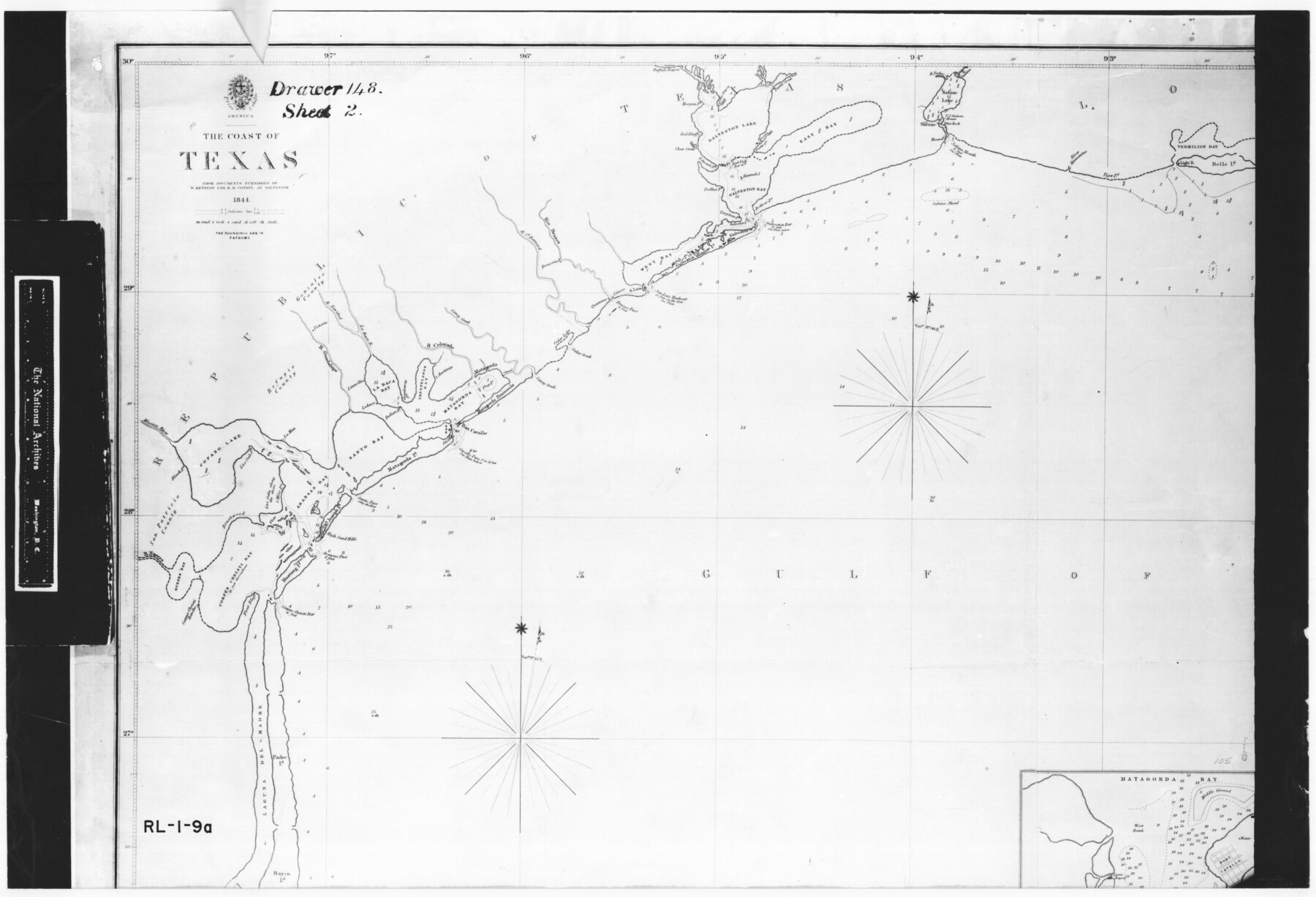 72697, The Coast of Texas, General Map Collection