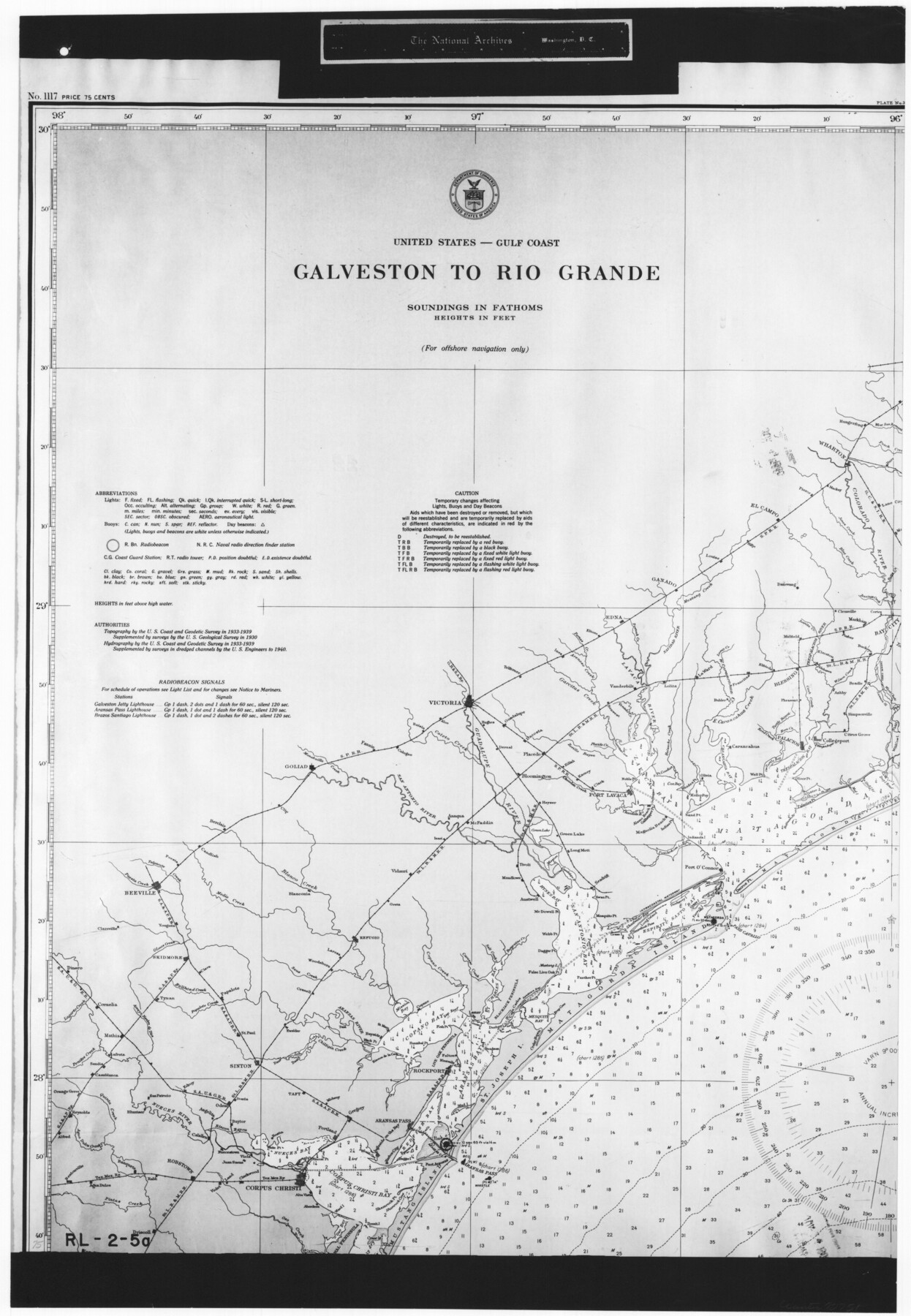 72751, United States - Gulf Coast - Galveston to Rio Grande, General Map Collection