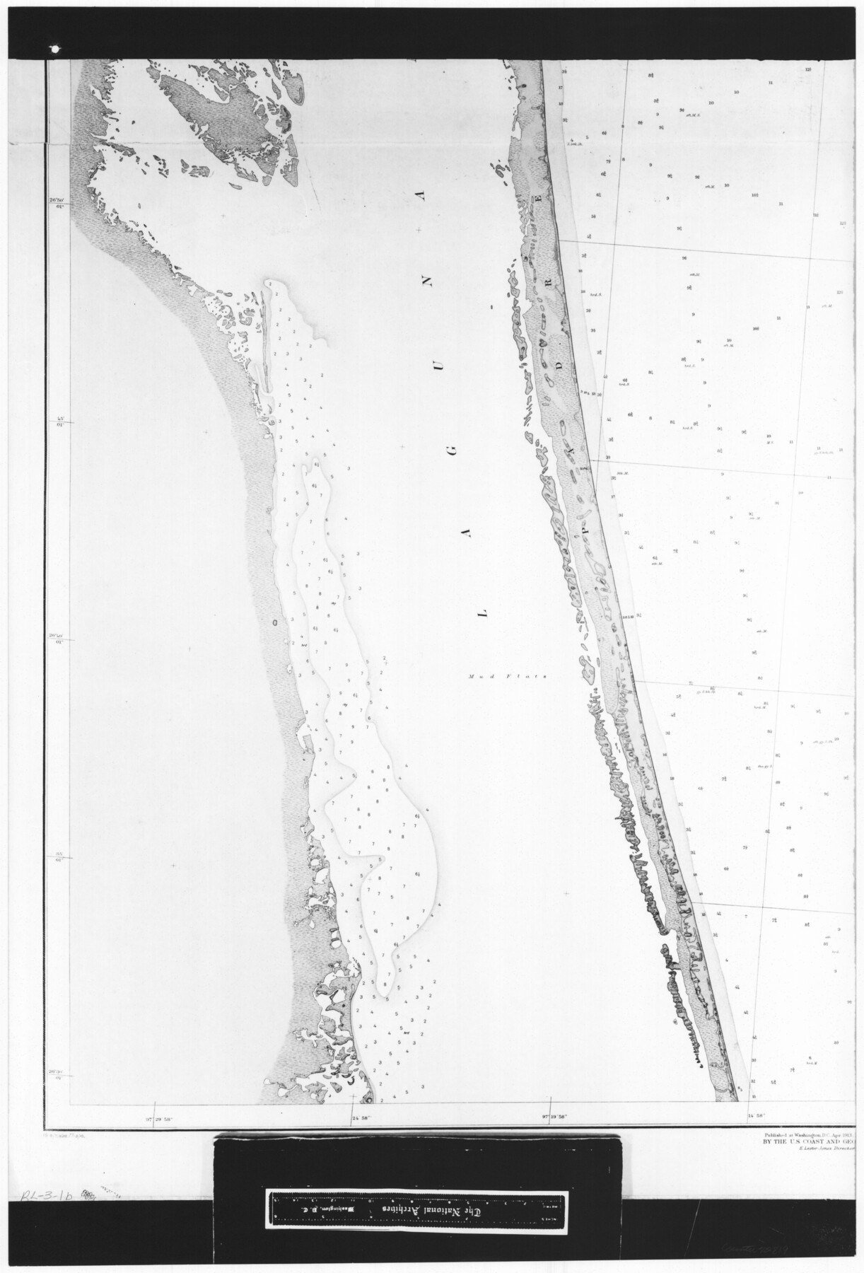 72819, United States - Gulf Coast - Padre I. and Laguna Madre Lat. 27° 12' to Lat. 26° 33' Texas, General Map Collection