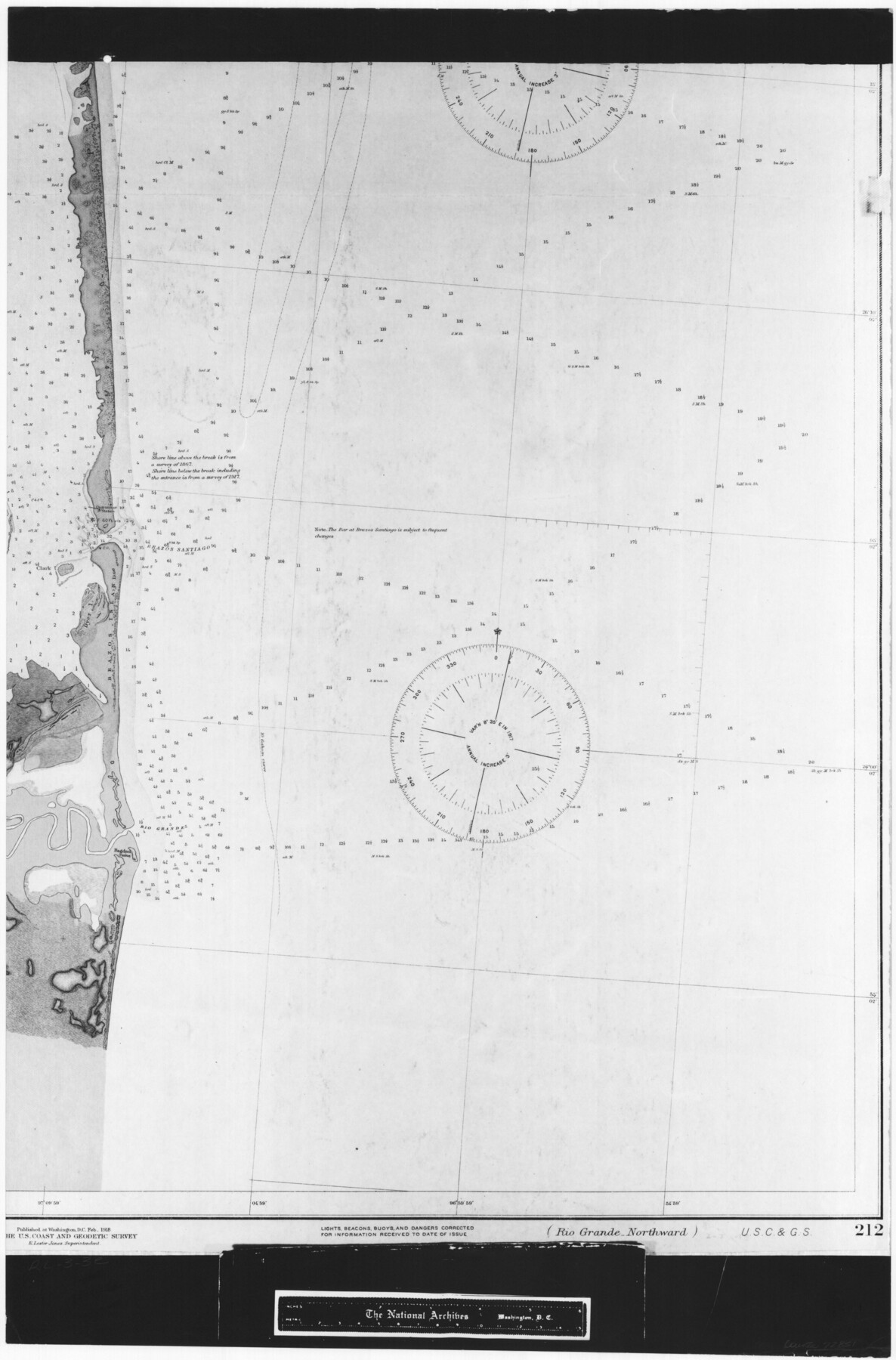 72851, United States - Gulf Coast - From Latitude 26° 33' to the Rio Grande Texas, General Map Collection