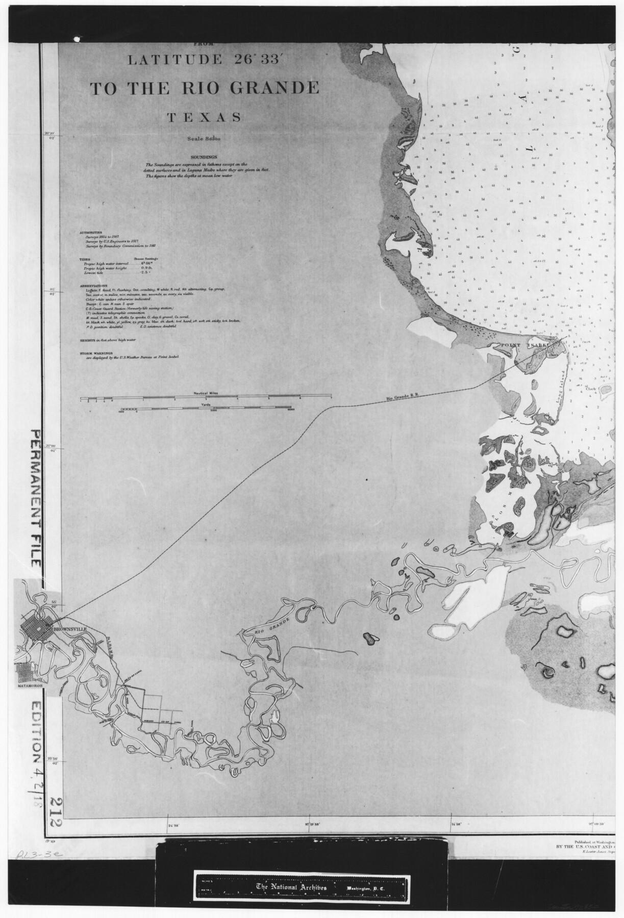 72852, United States - Gulf Coast - From Latitude 26° 33' to the Rio Grande Texas, General Map Collection