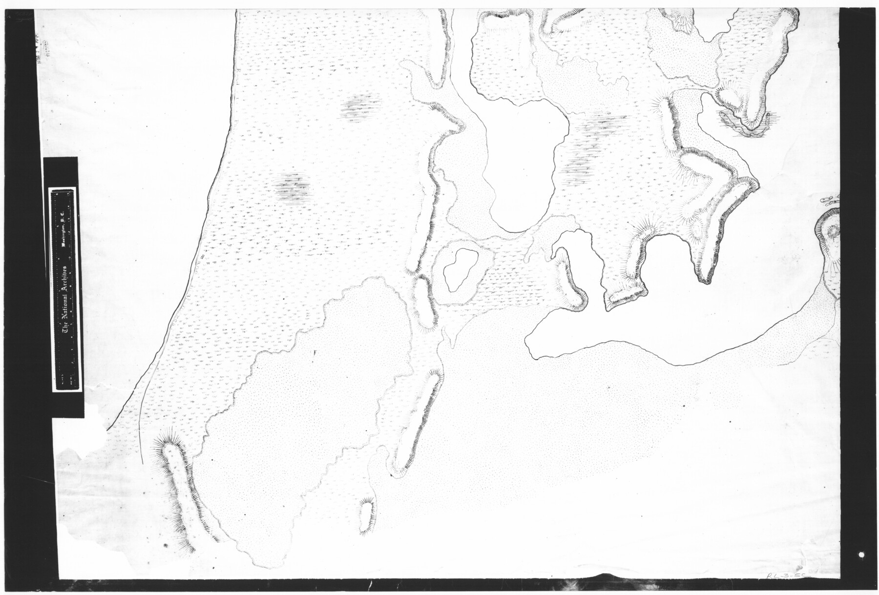 72876, No. 1 - Survey for a road from the Brazo Santiago to the Rio Grande, General Map Collection