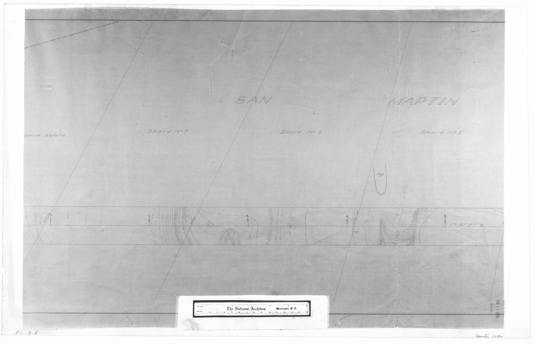 72901, Map showing survey for proposed ship channel from Brownsville to Brazos Santiago Pass, General Map Collection