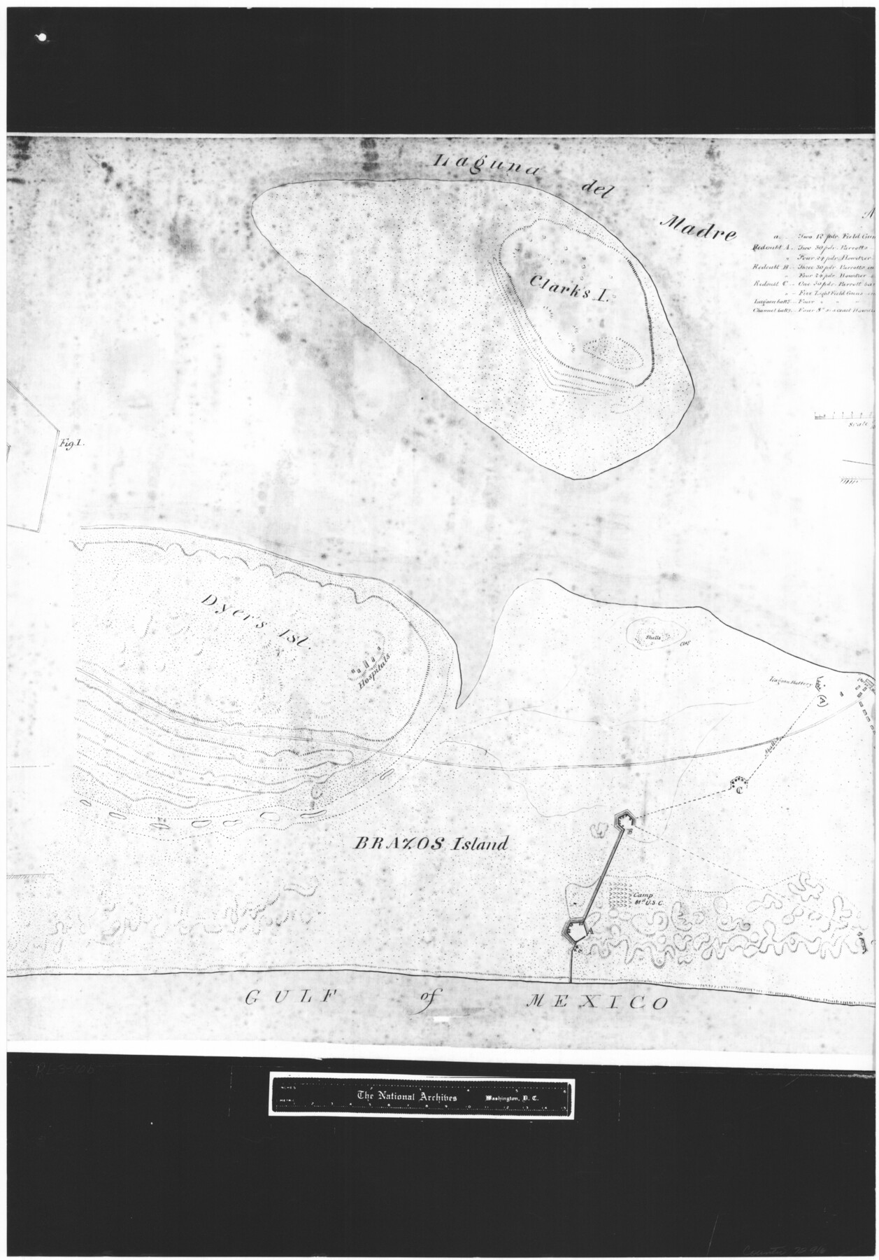 72916, North end of Brazos Island, General Map Collection