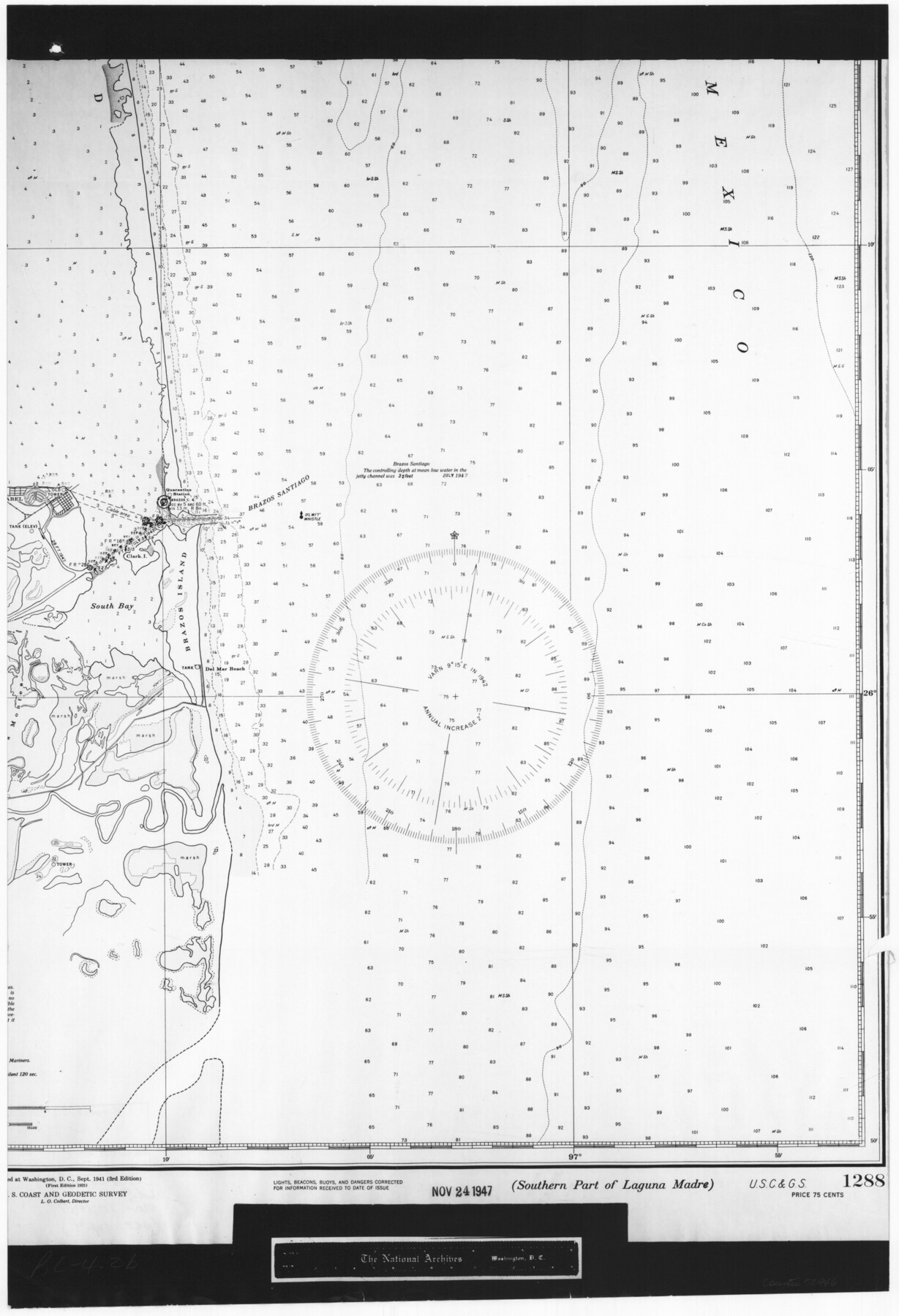 72946, United States - Gulf Coast Texas - Southern part of Laguna Madre, General Map Collection