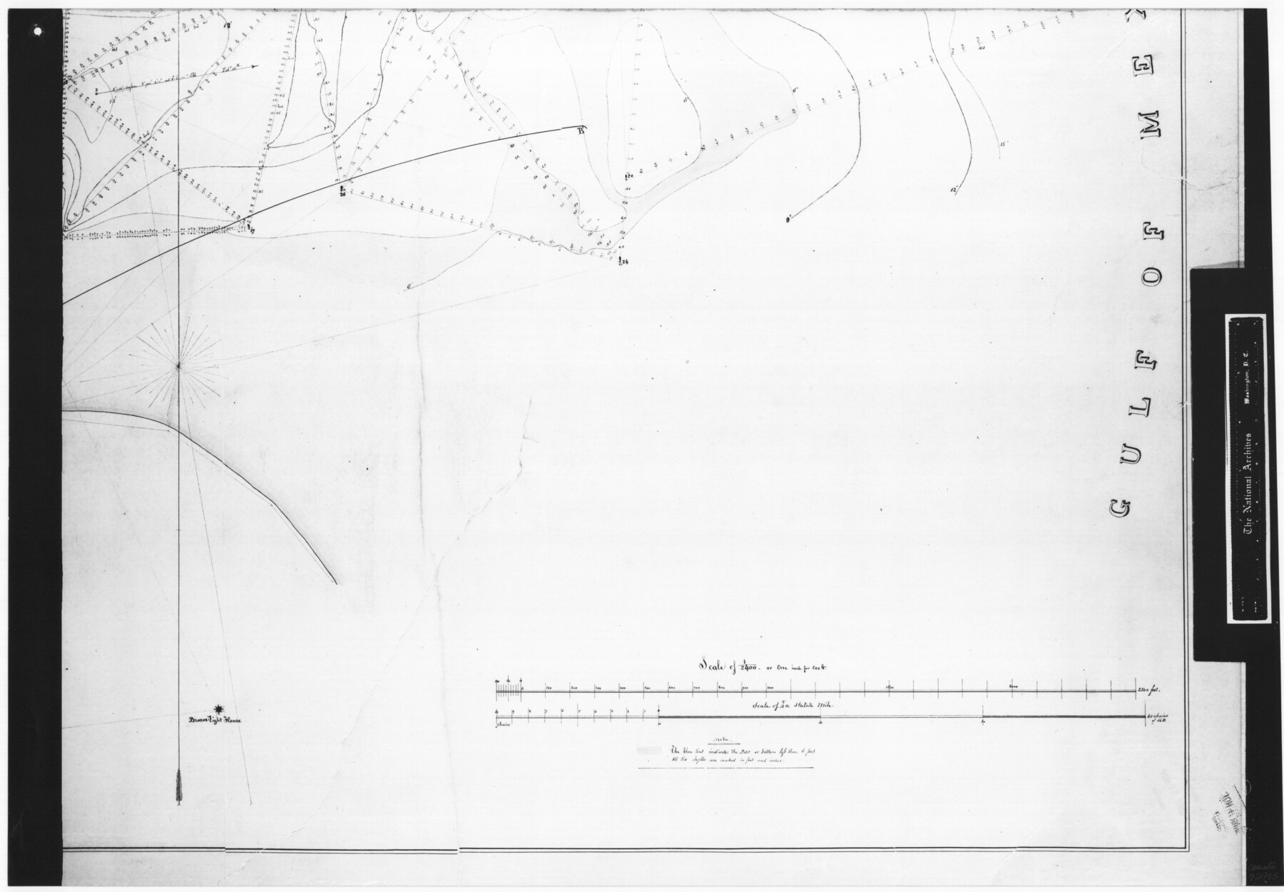 72985, Harbor Pass and Bar at Brazos Santiago, Texas, General Map Collection