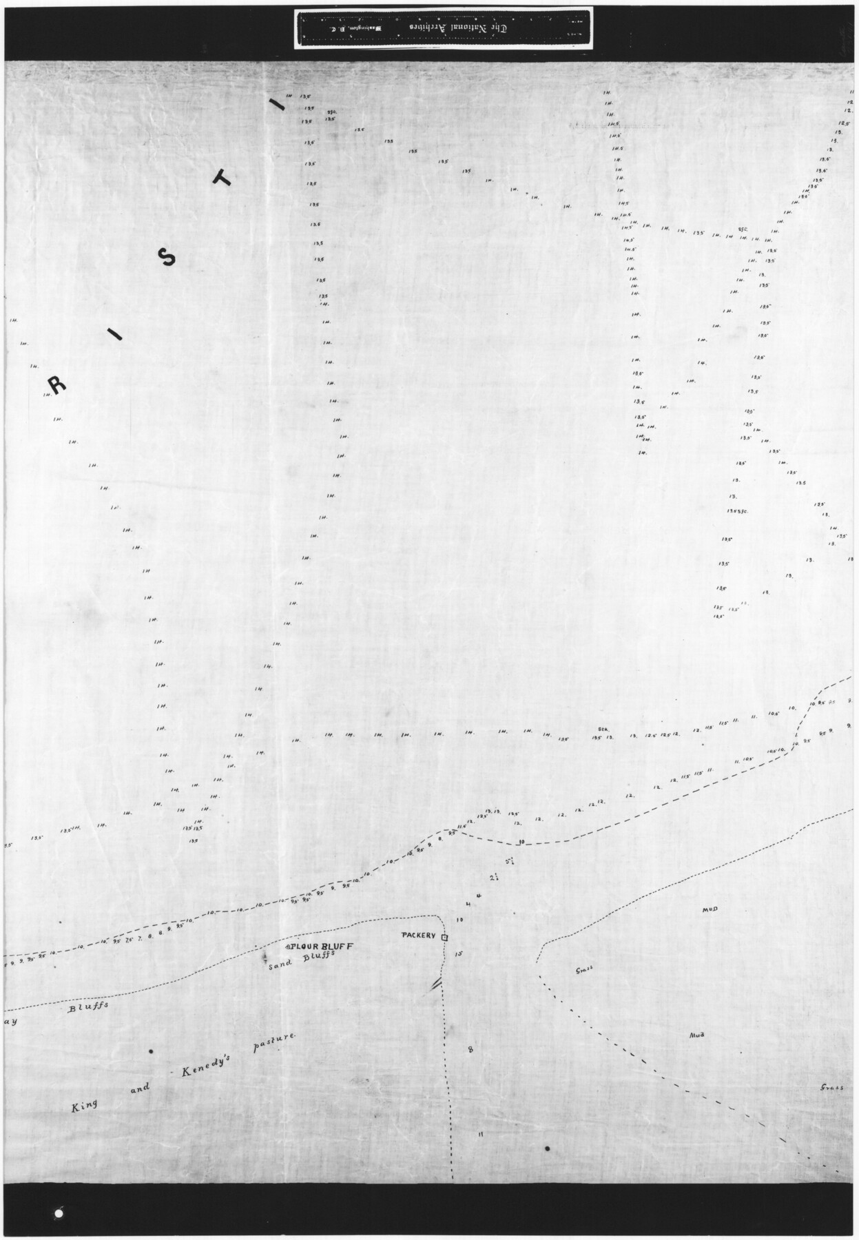 73041, [Corpus Christi Bay, Padre Island, Mustang Island, Laguna de la Madre, King and Kenedy's Pasture], General Map Collection