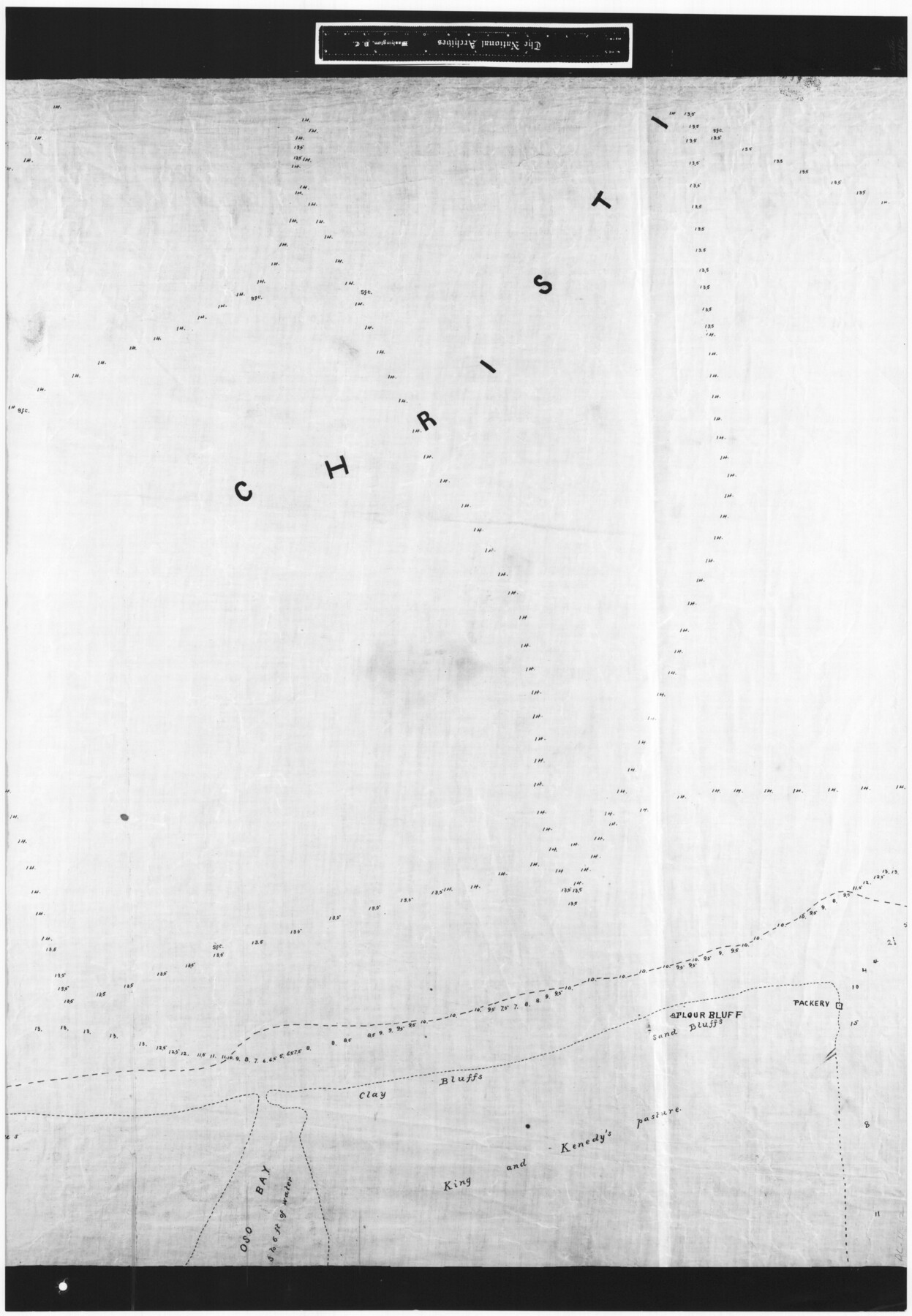 73042, [Corpus Christi Bay, Padre Island, Mustang Island, Laguna de la Madre, King and Kenedy's Pasture], General Map Collection