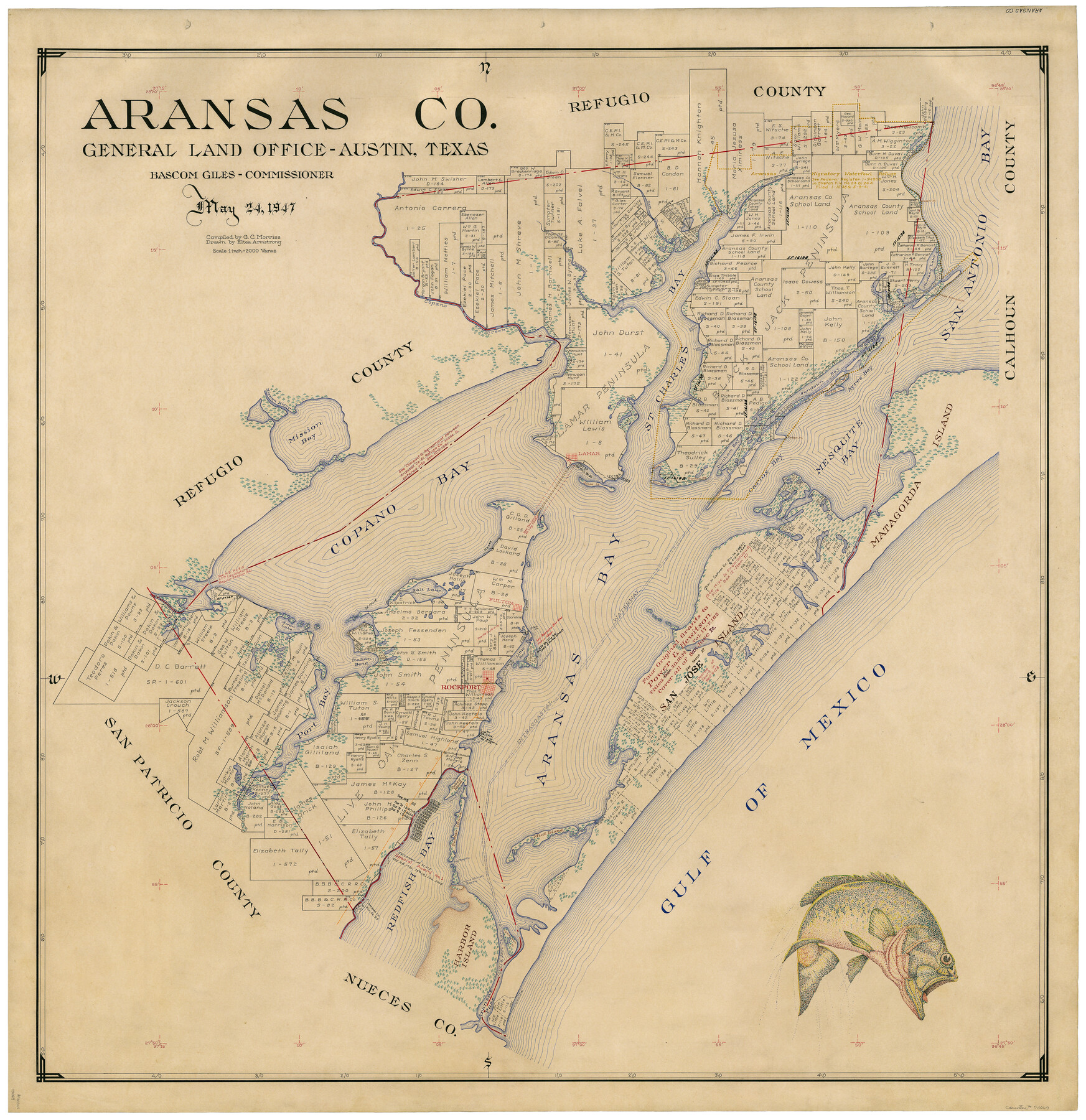 73069, Aransas Co., General Map Collection