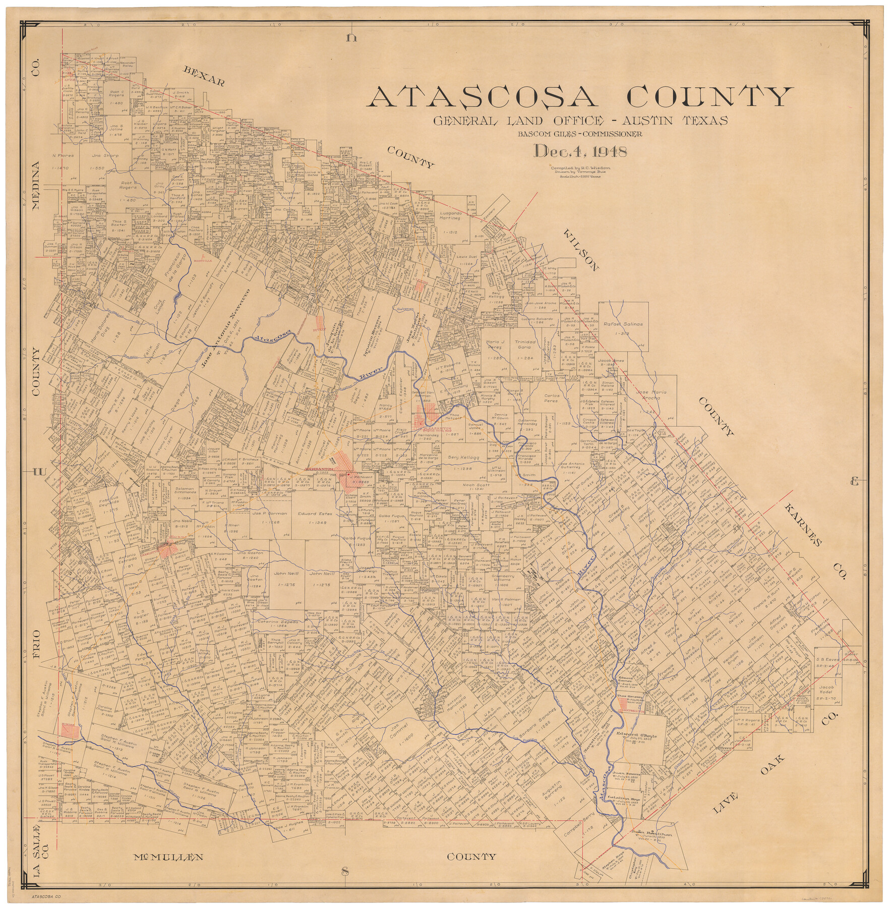 73072, Atascosa County, General Map Collection