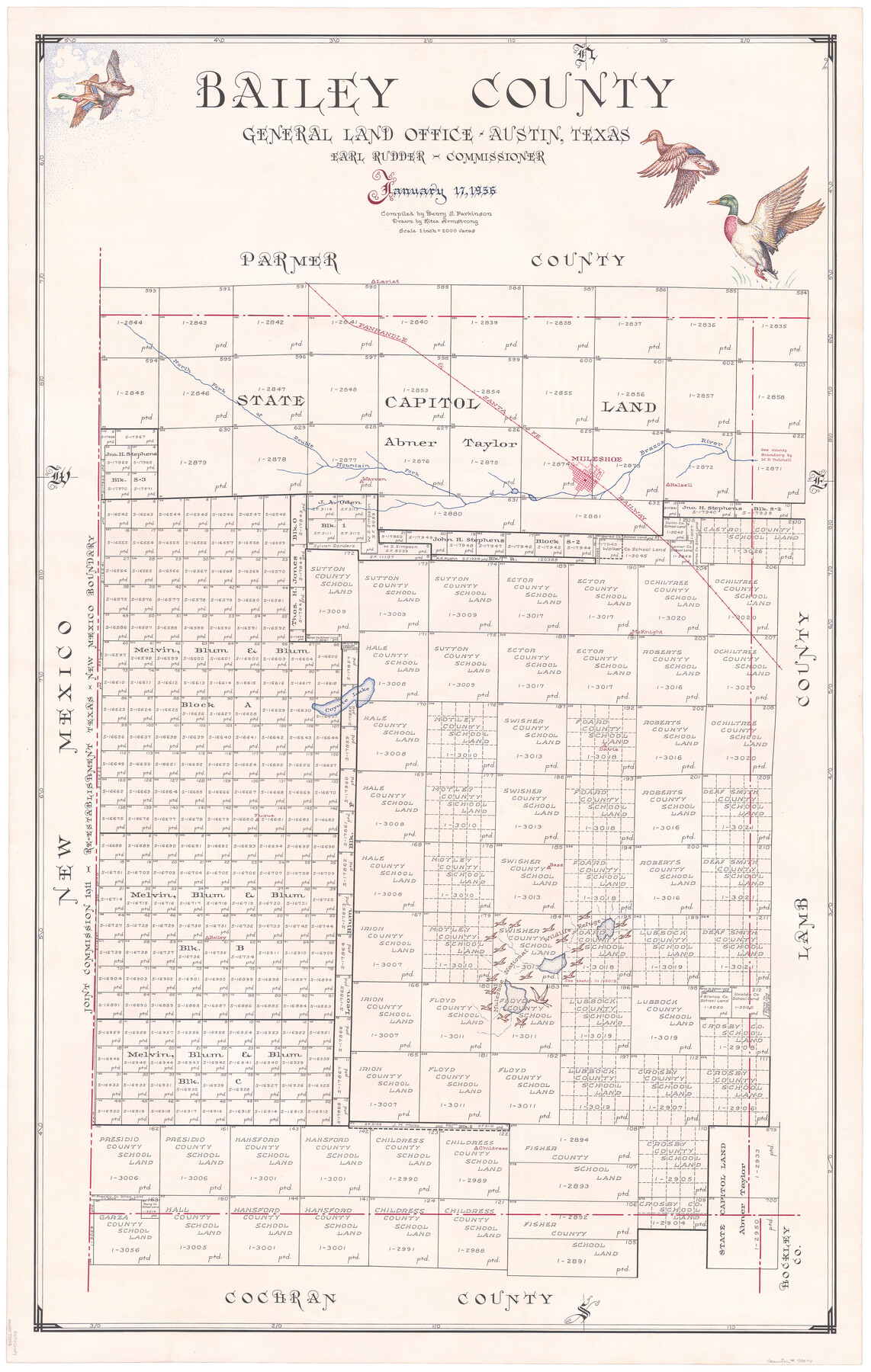 73074, Bailey County , General Map Collection