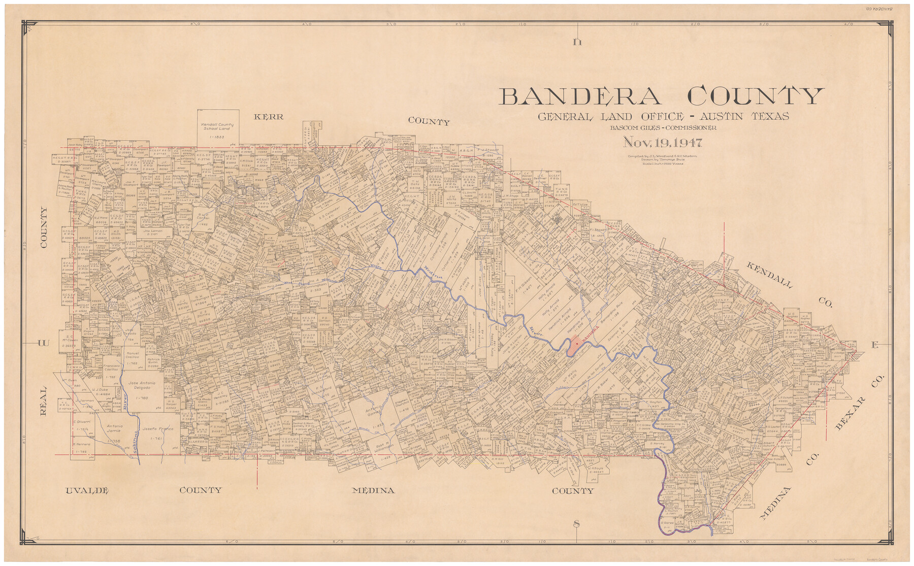 73075, Bandera County , General Map Collection