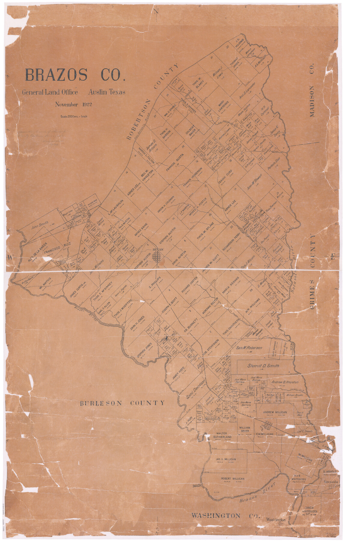73086, Brazos Co., General Map Collection