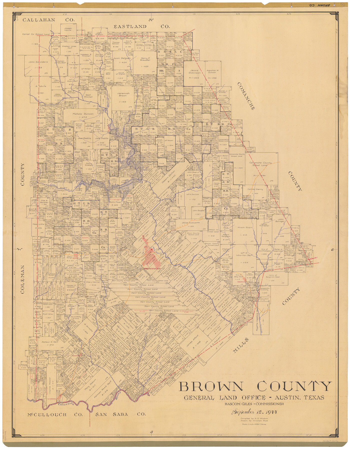 73092, Brown County , General Map Collection