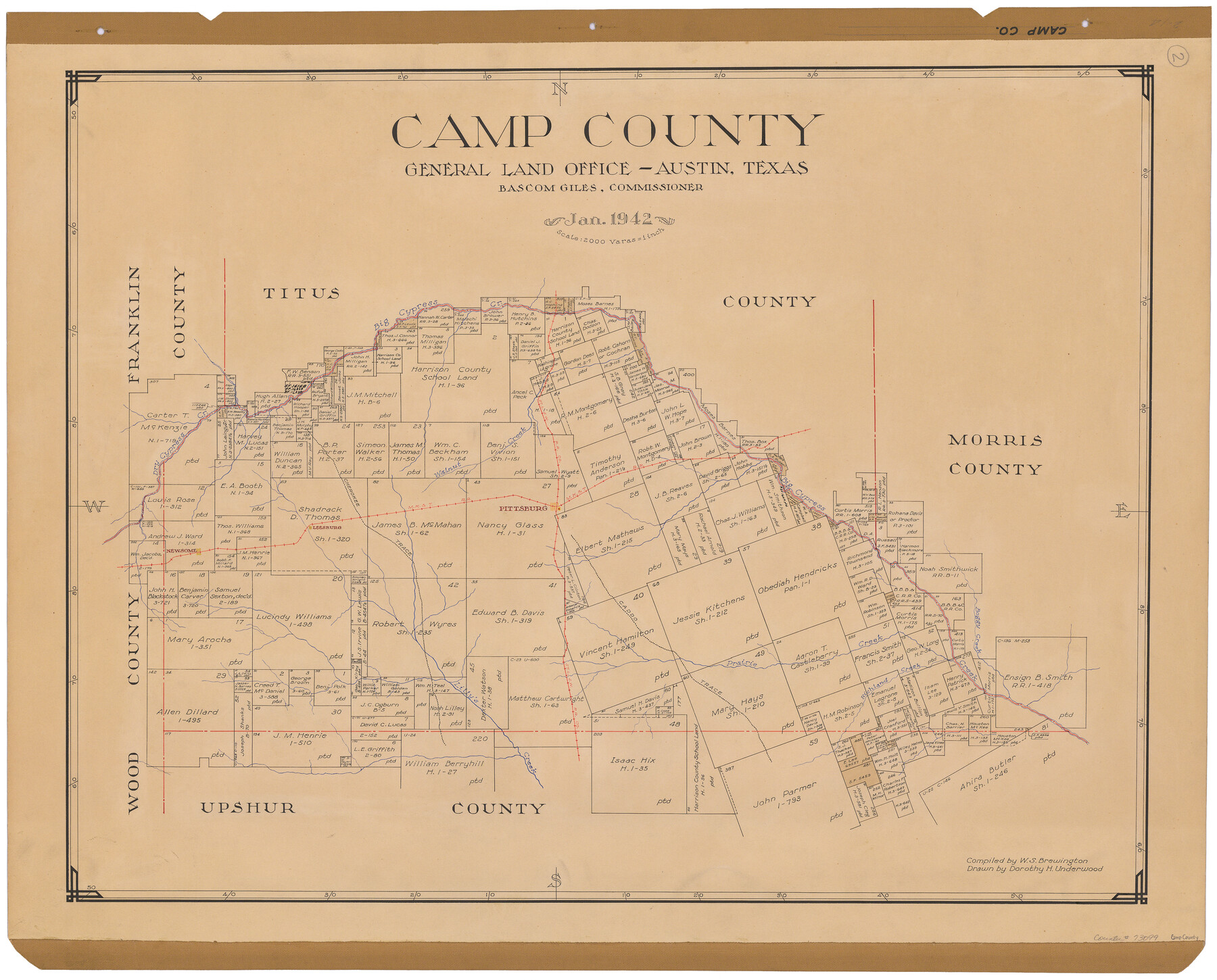 73099, Camp County , General Map Collection