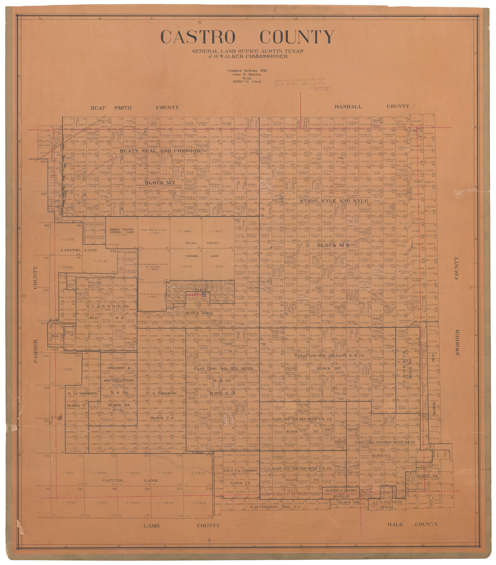 73102, Castro County , General Map Collection