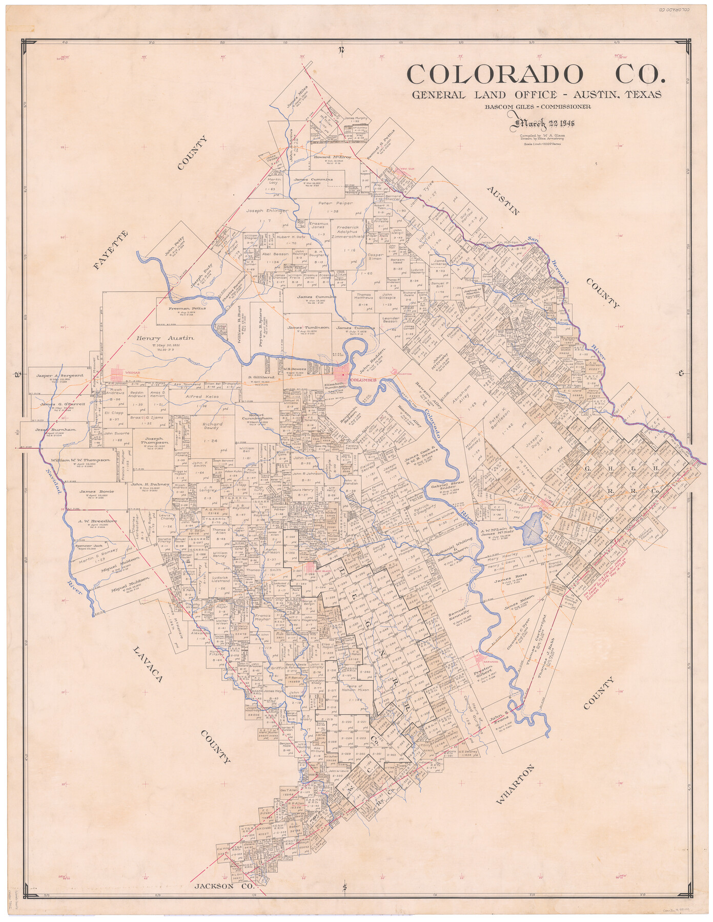 73112, Colorado Co., General Map Collection