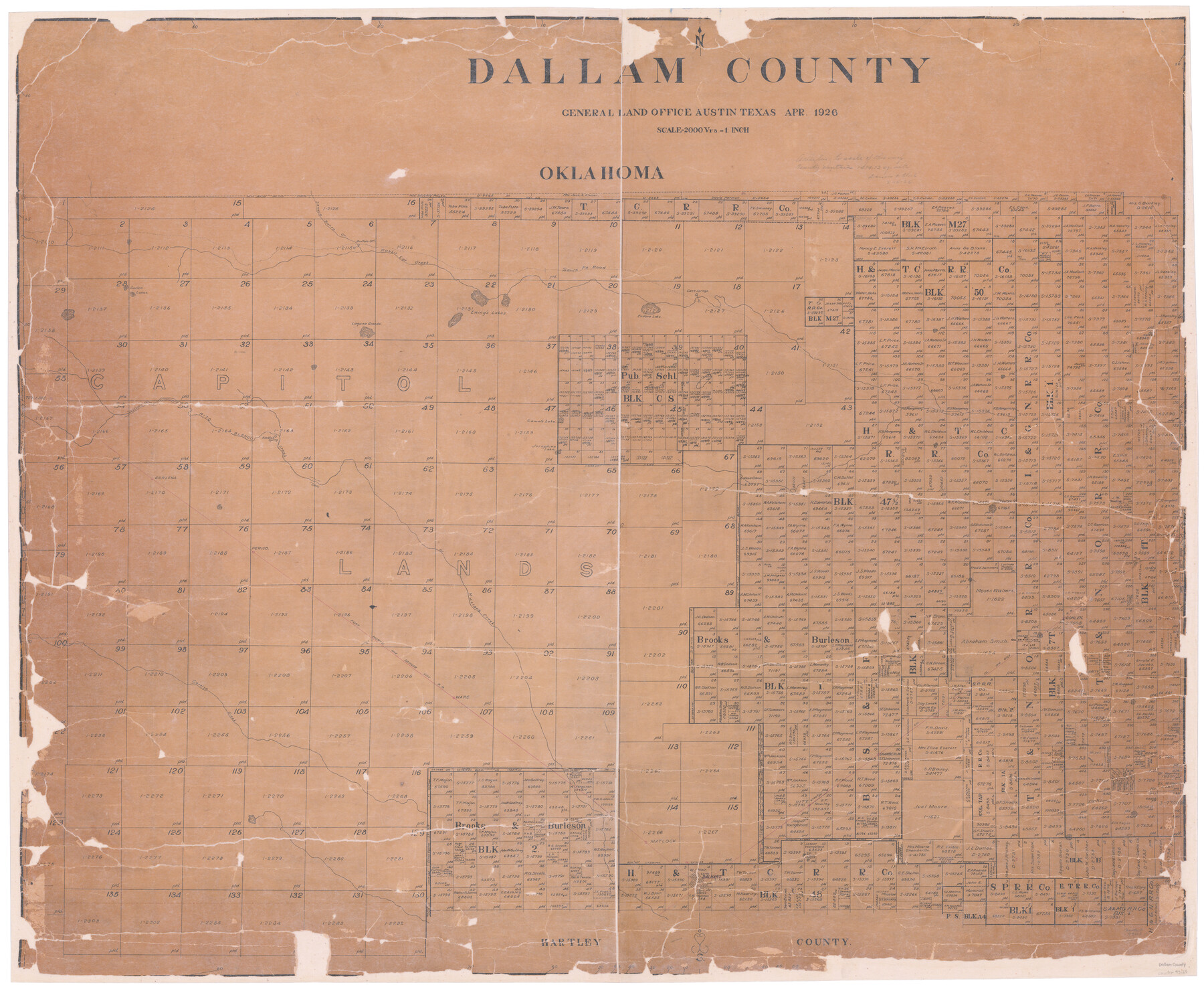 73125, Dallam County, General Map Collection