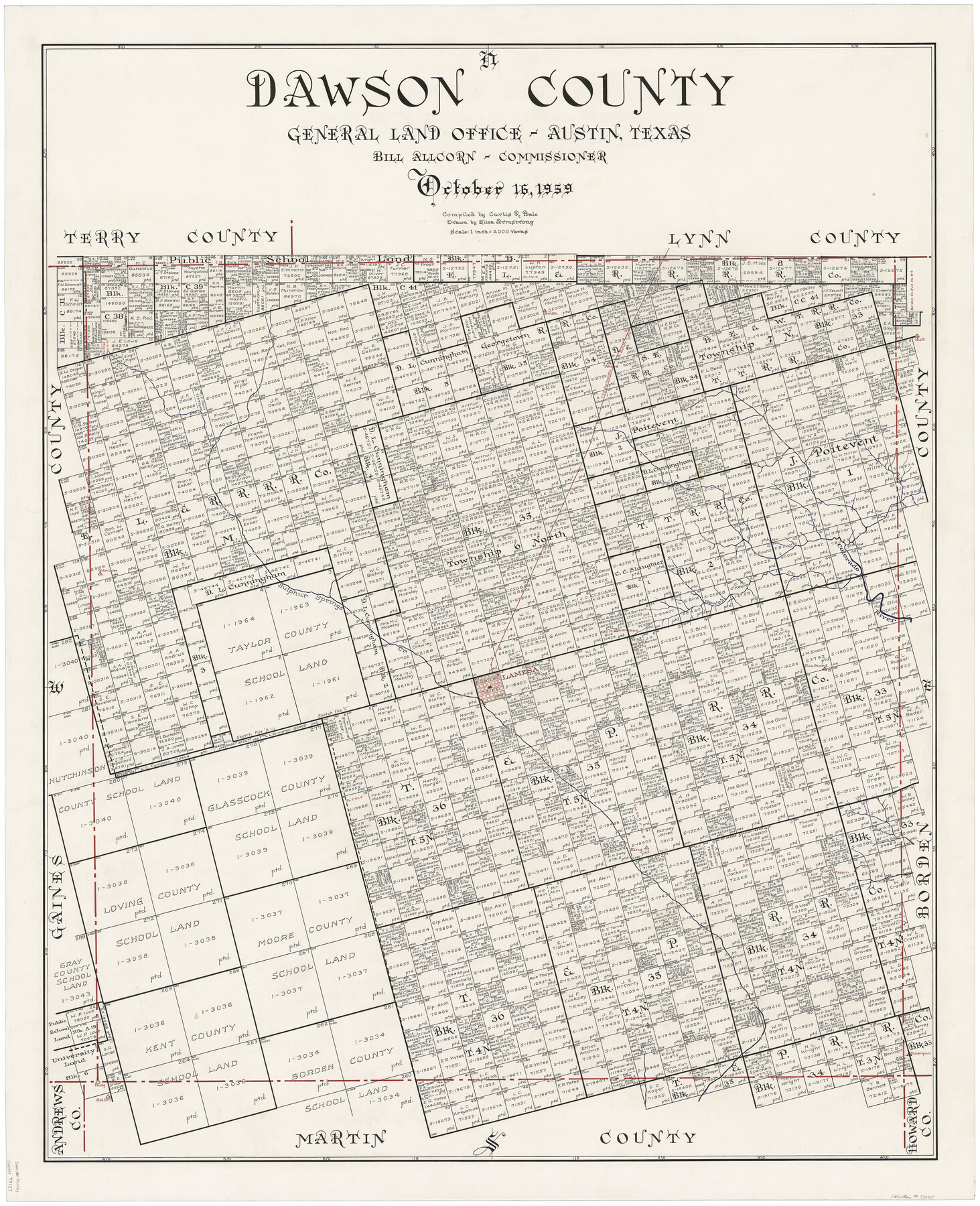 73127, Dawson County, General Map Collection