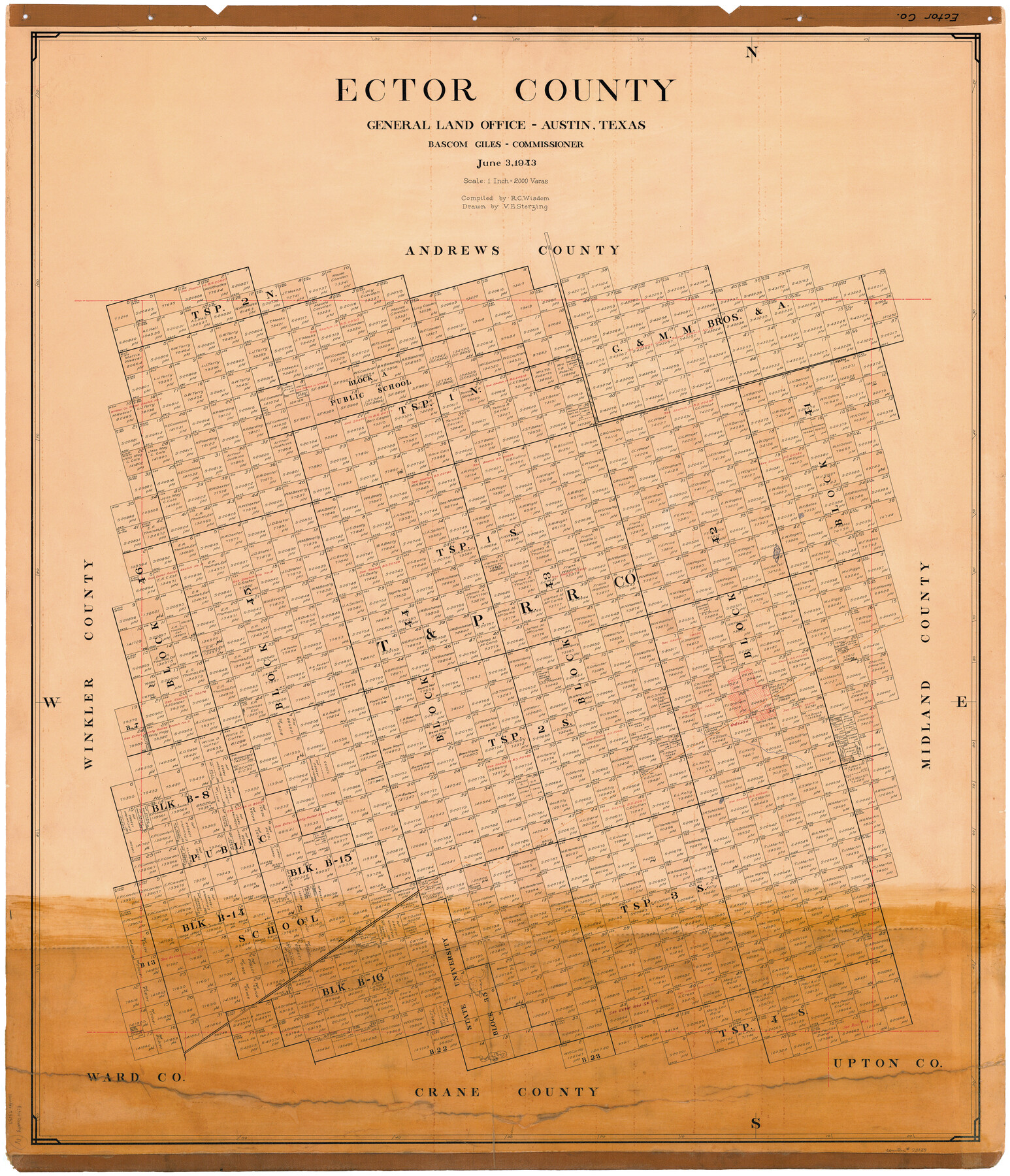 73137, Ector County, General Map Collection