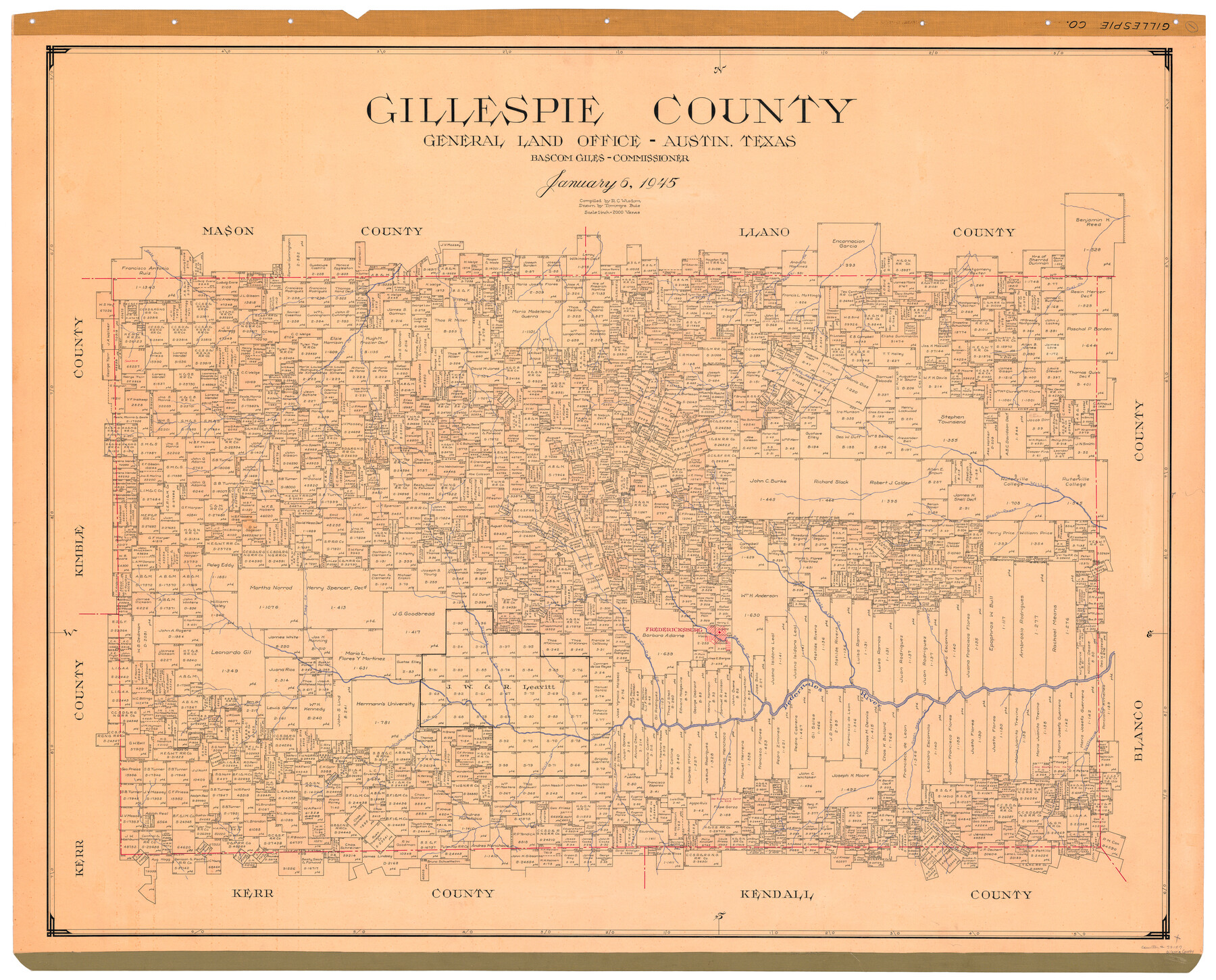 73157, Gillespie County, General Map Collection