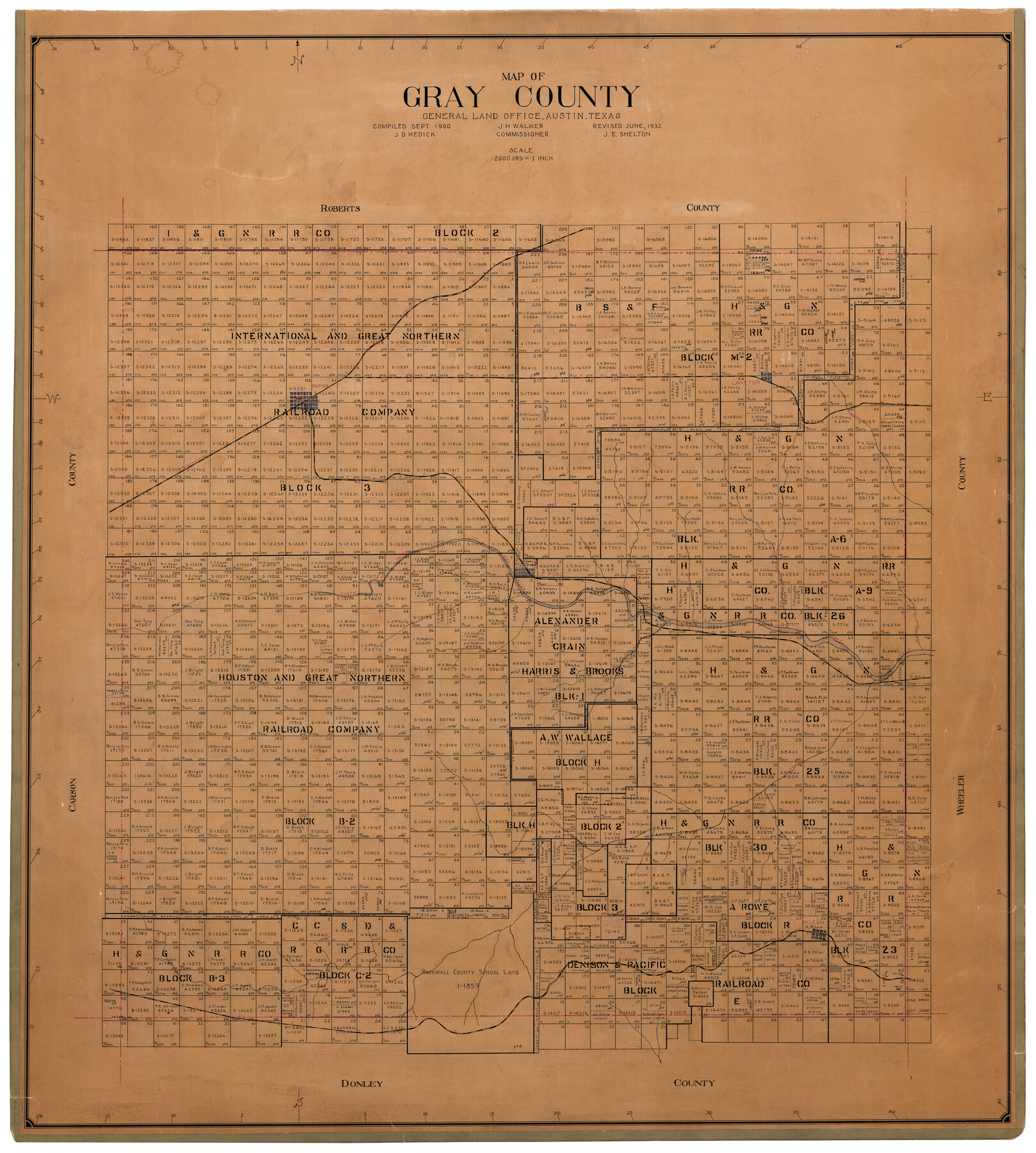 73161, Gray County, General Map Collection